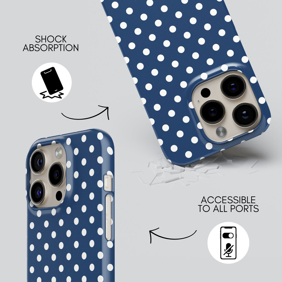 Blackberry Premium Tough Shining Phone Case (Double Layer) Available For All iPhone Models