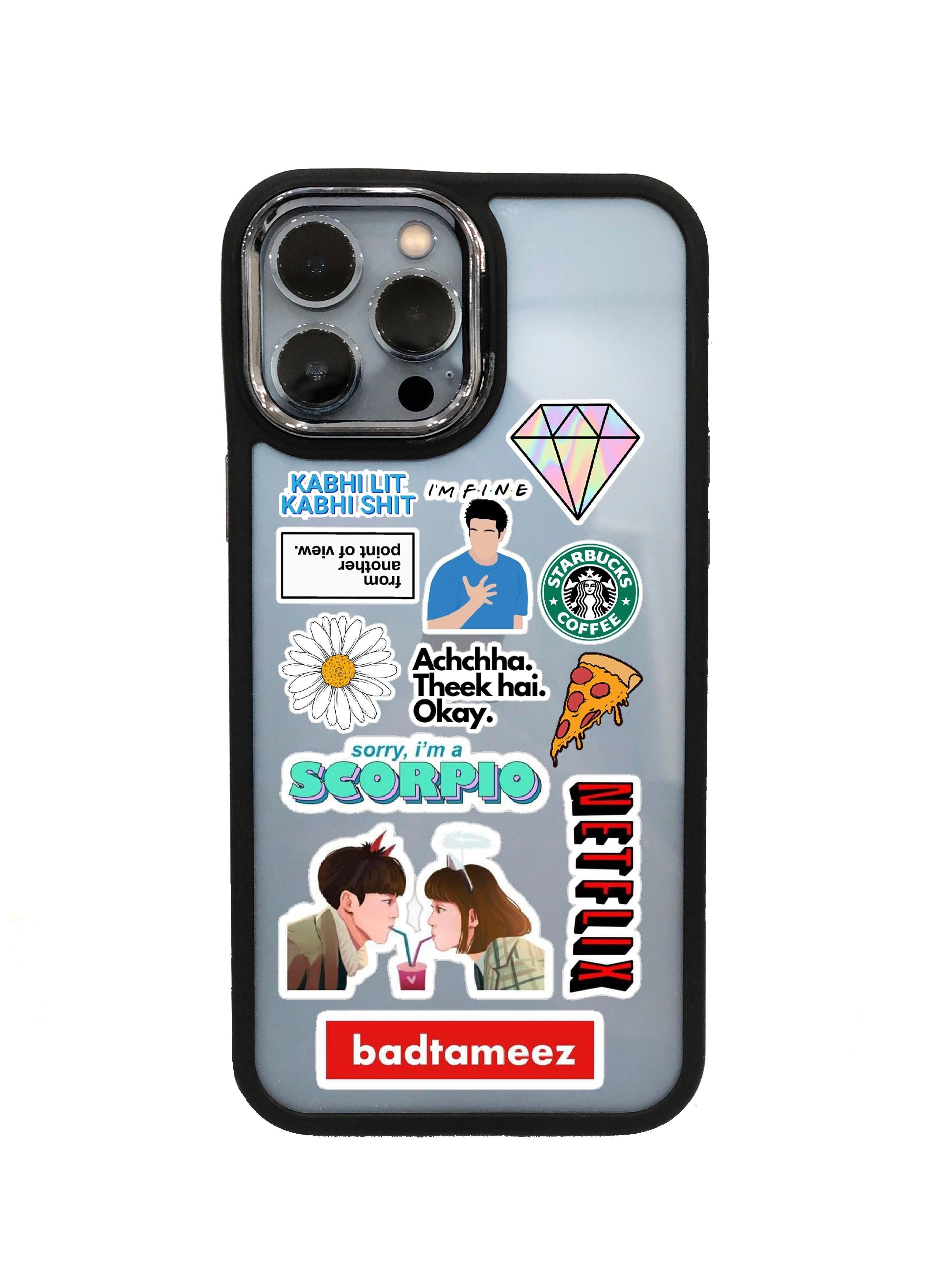 Badtameez Black Border Case - Case On