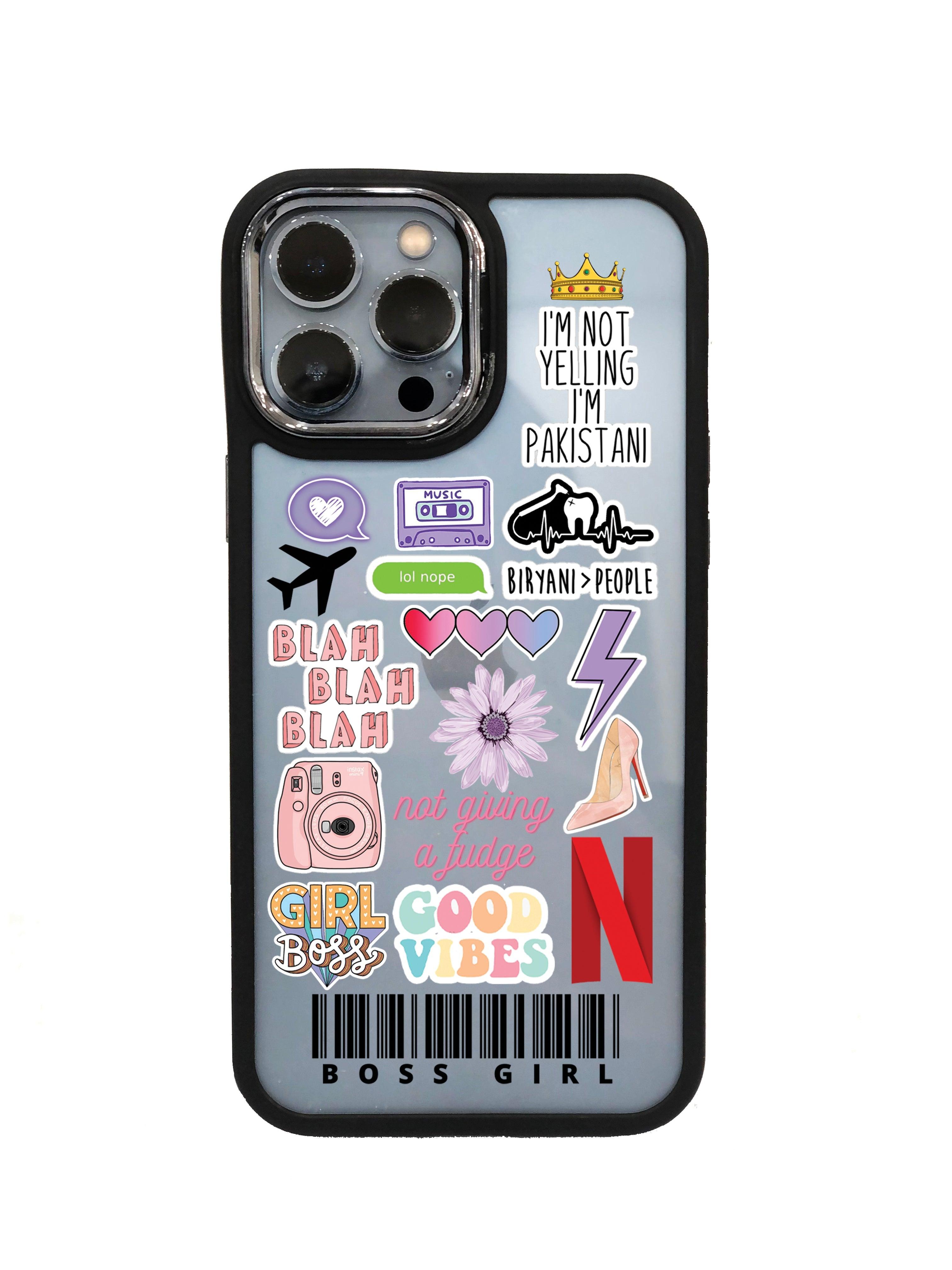 Boss Girl Black Border Case - Case On