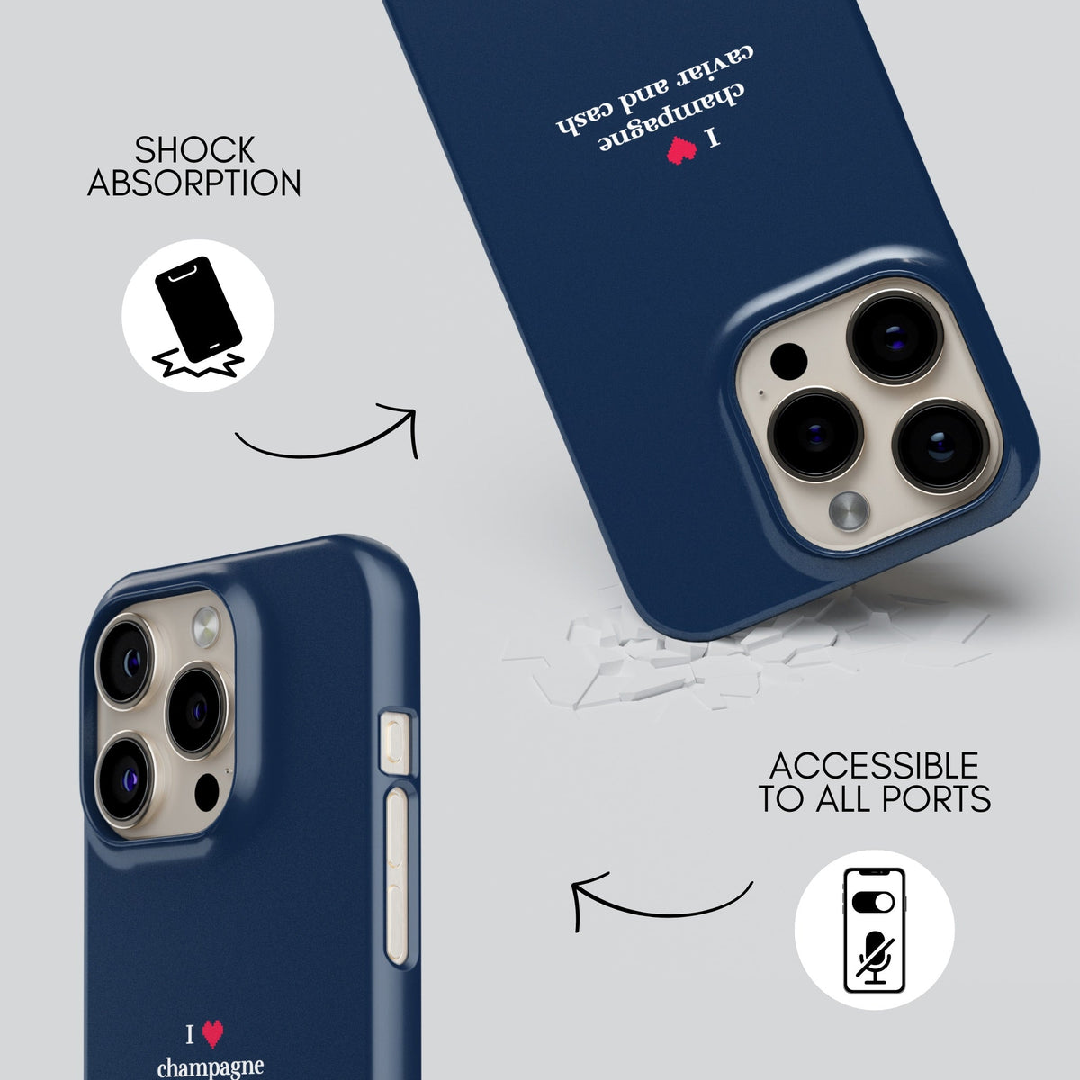 Caviar Premium Tough Shining Phone Case (Double Layer) Available For All iPhone Models