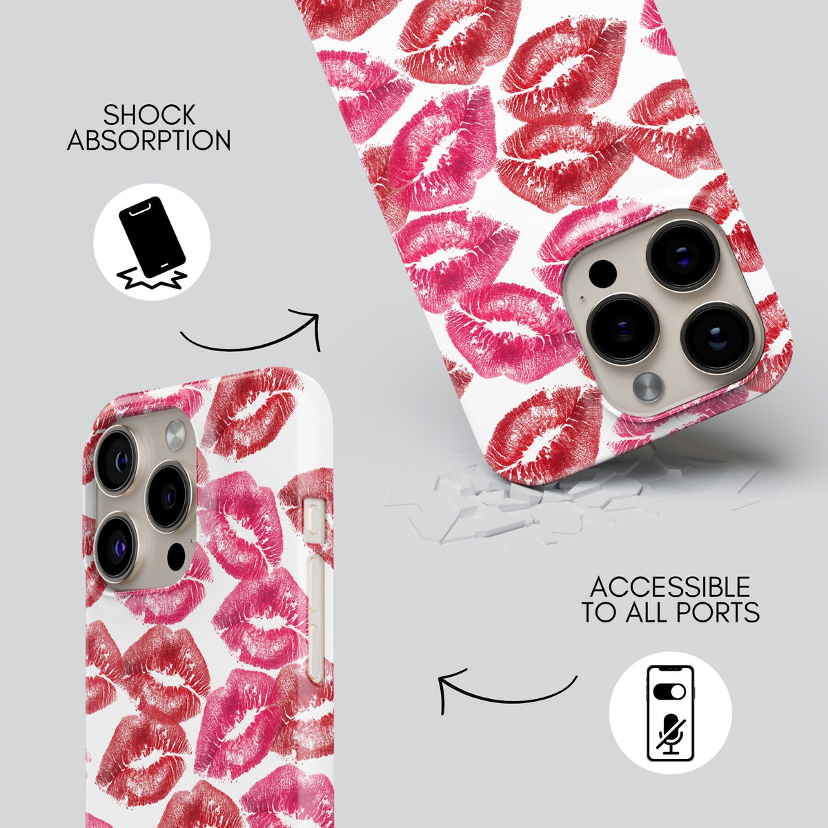 Debrief Premium Tough Shining Phone Case (Double Layer) Available For All iPhone Models