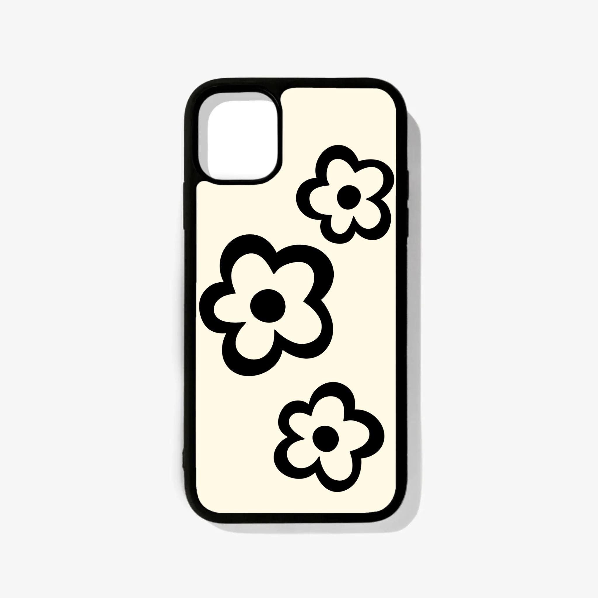 Flower Pattern Glass Case - Case On