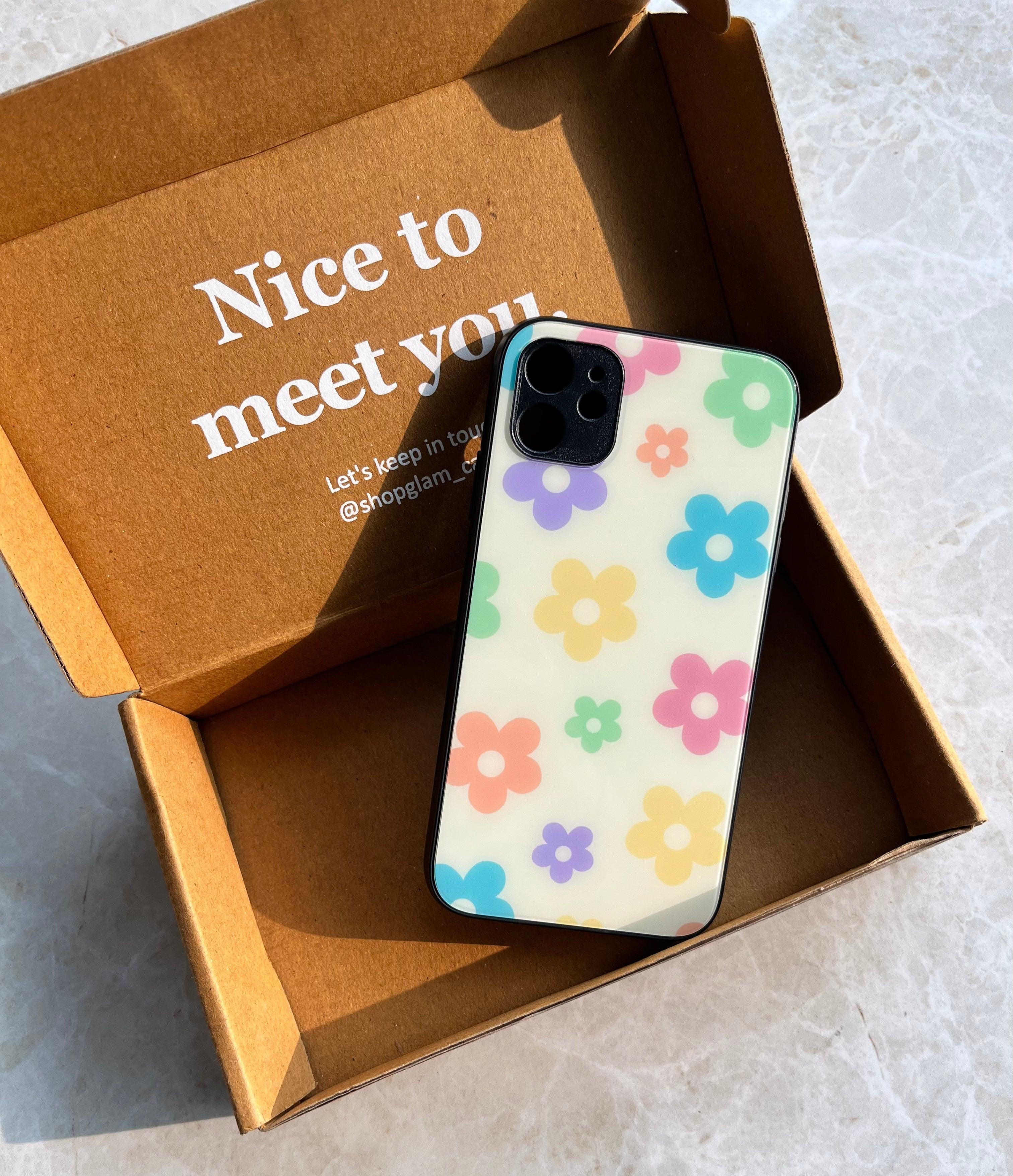 Pastel Daisy Glass Case - Case On