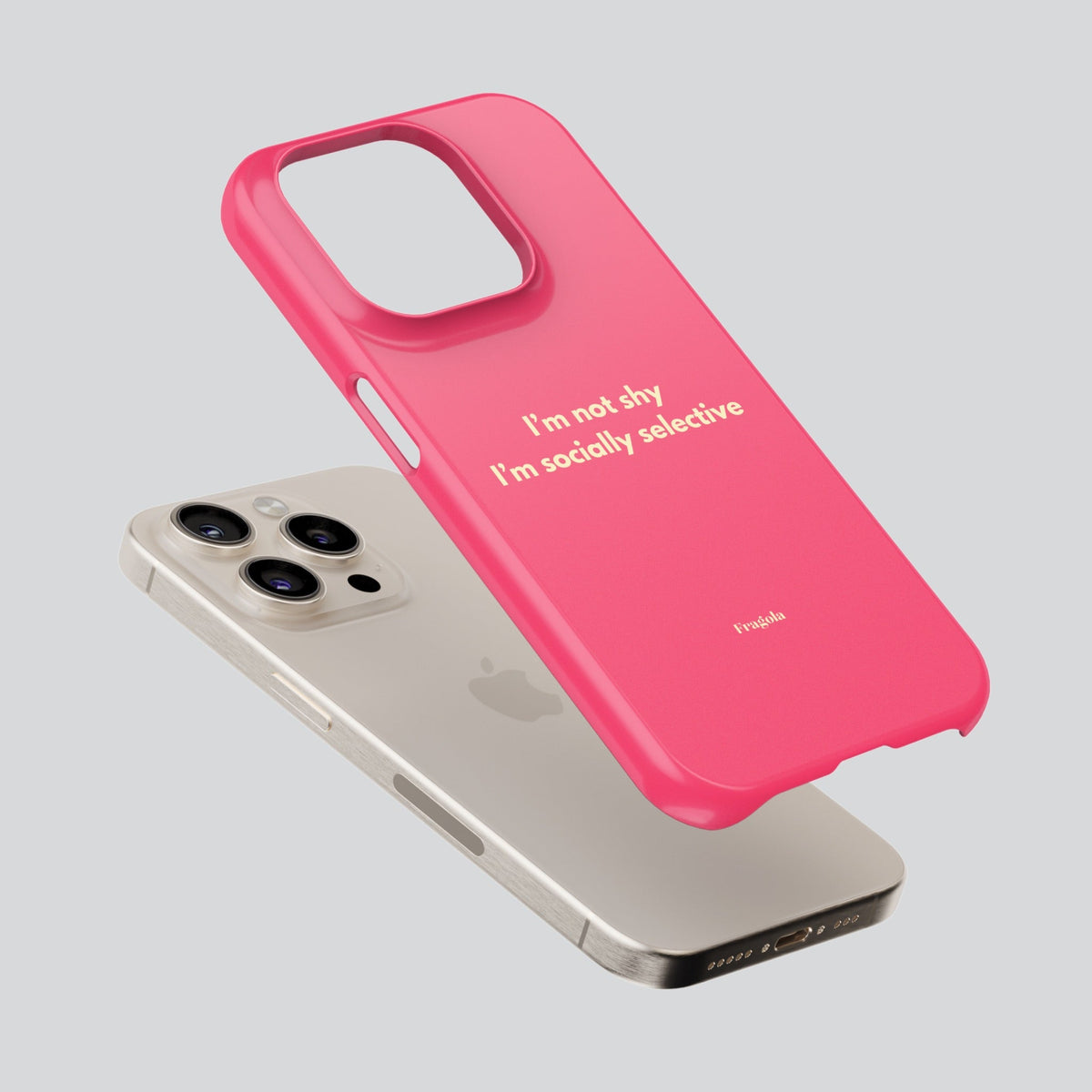 Coral Premium Tough Shining Phone Case (Double Layer) Available For All iPhone Models