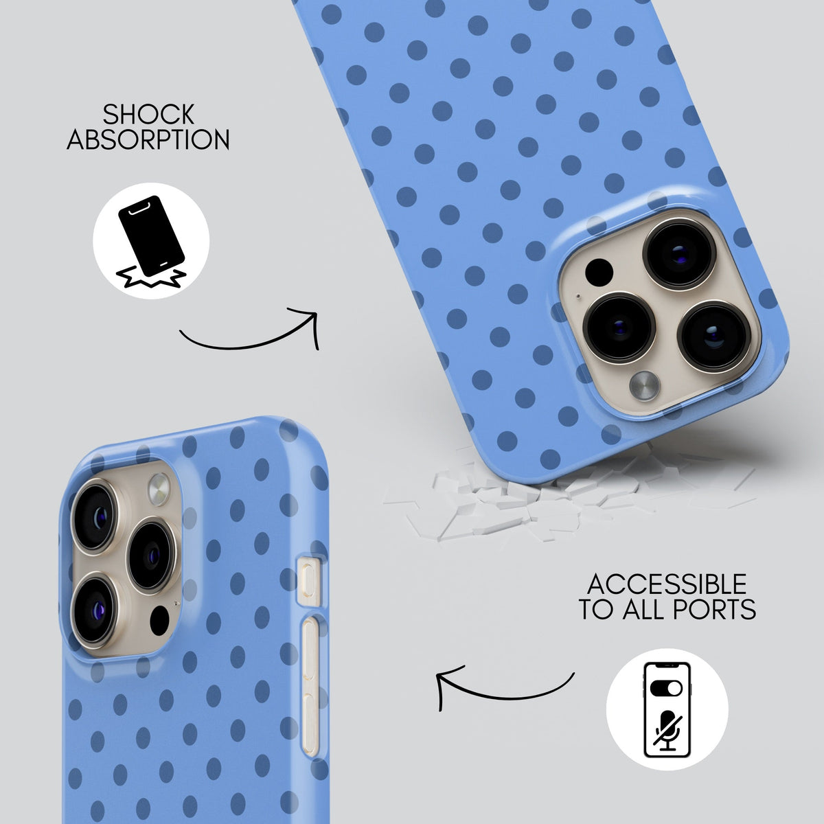 Cute Jeans Premium Tough Shining Phone Case (Double Layer) Available For All iPhone Models
