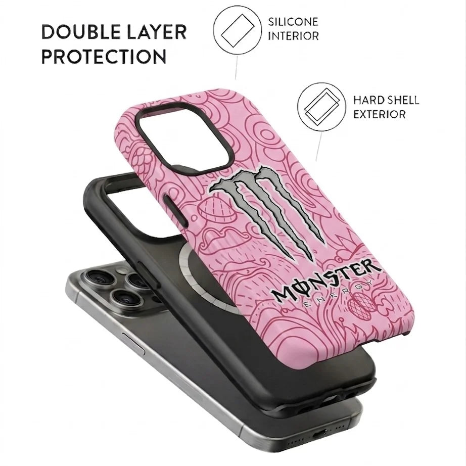Claw Series Premium Tough Shining Phone Case (Double Layer) Available For All iPhone Models