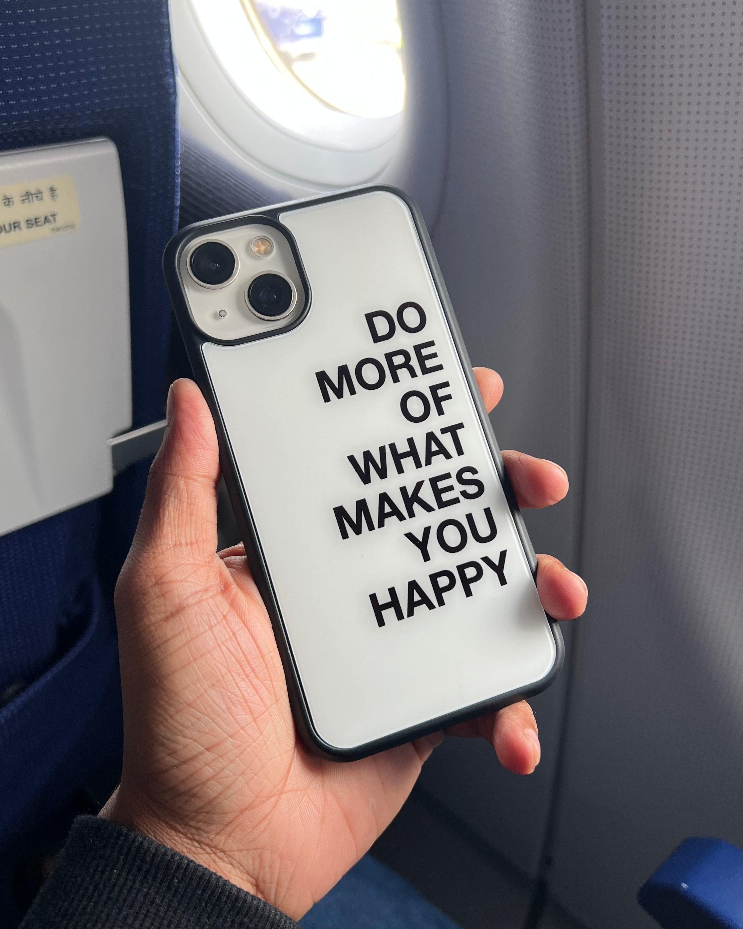 Makes You Happy Glass Case - Case On
