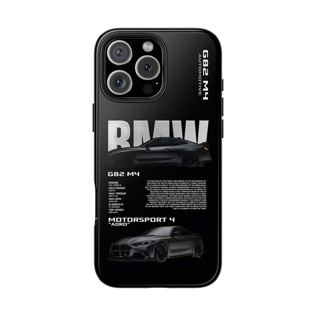 Sports Car Collection Tough Shining Phone Case (Double Layer) Available For All iPhone Models