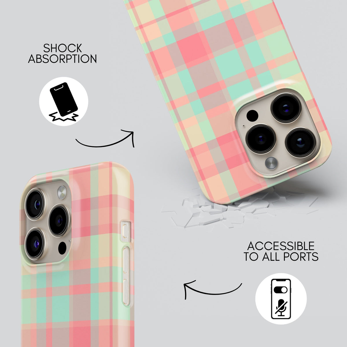 Fruit Salad Premium Tough Shining Phone Case (Double Layer) Available For All iPhone Models