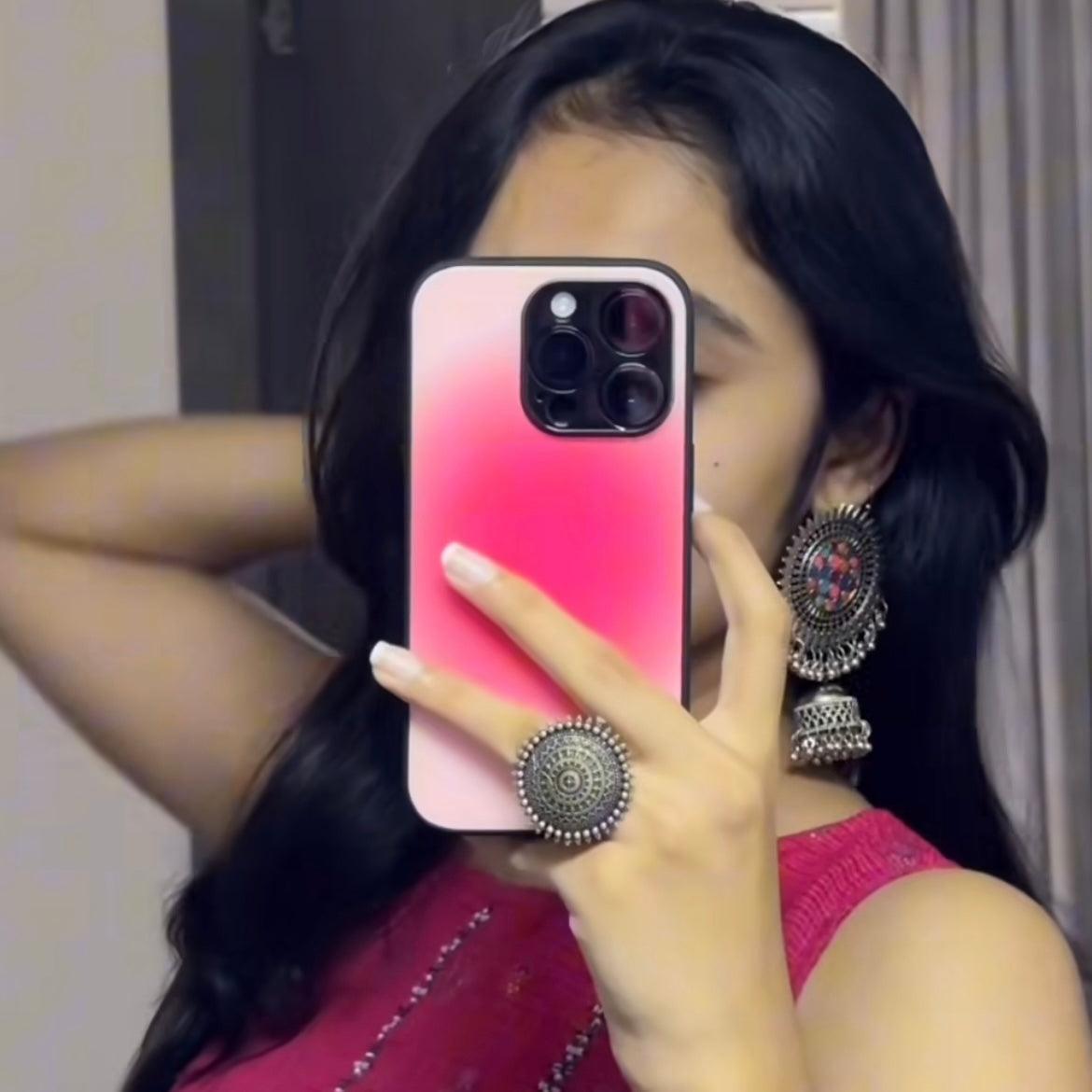 Pink Aura Glass Case - Case On