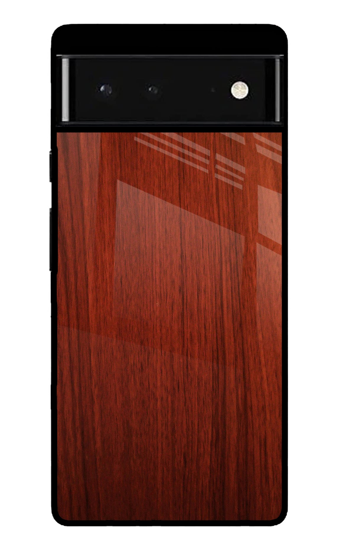 Wooden Plain Pattern Google Pixel 6 Glossy Case