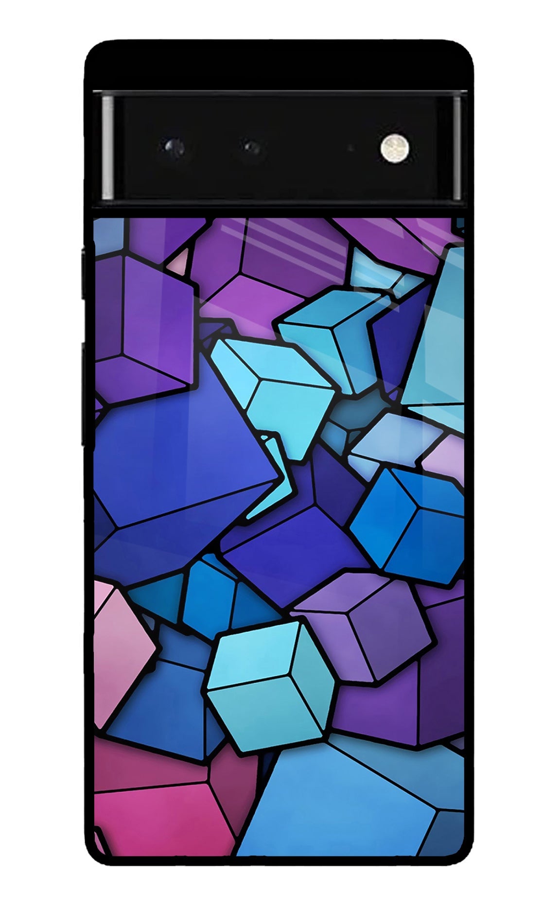 Cubic Abstract Google Pixel 6 Glossy Case