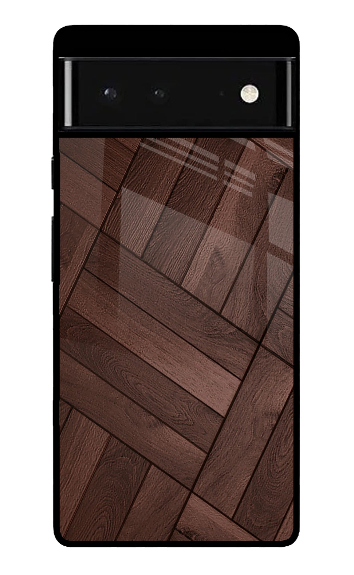 Wooden Texture Design Google Pixel 6 Glossy Case