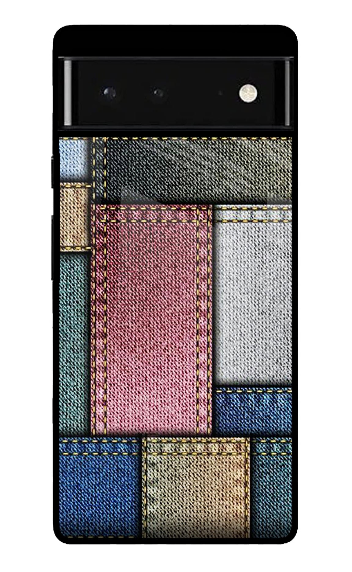 Multicolor Jeans Google Pixel 6 Glossy Case