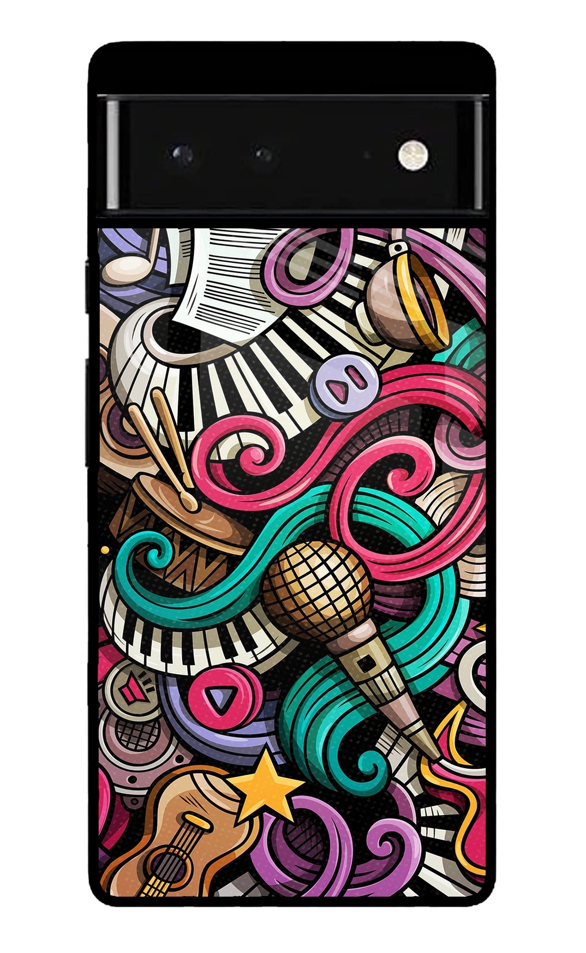 Music Abstract Google Pixel 6 Glossy Case