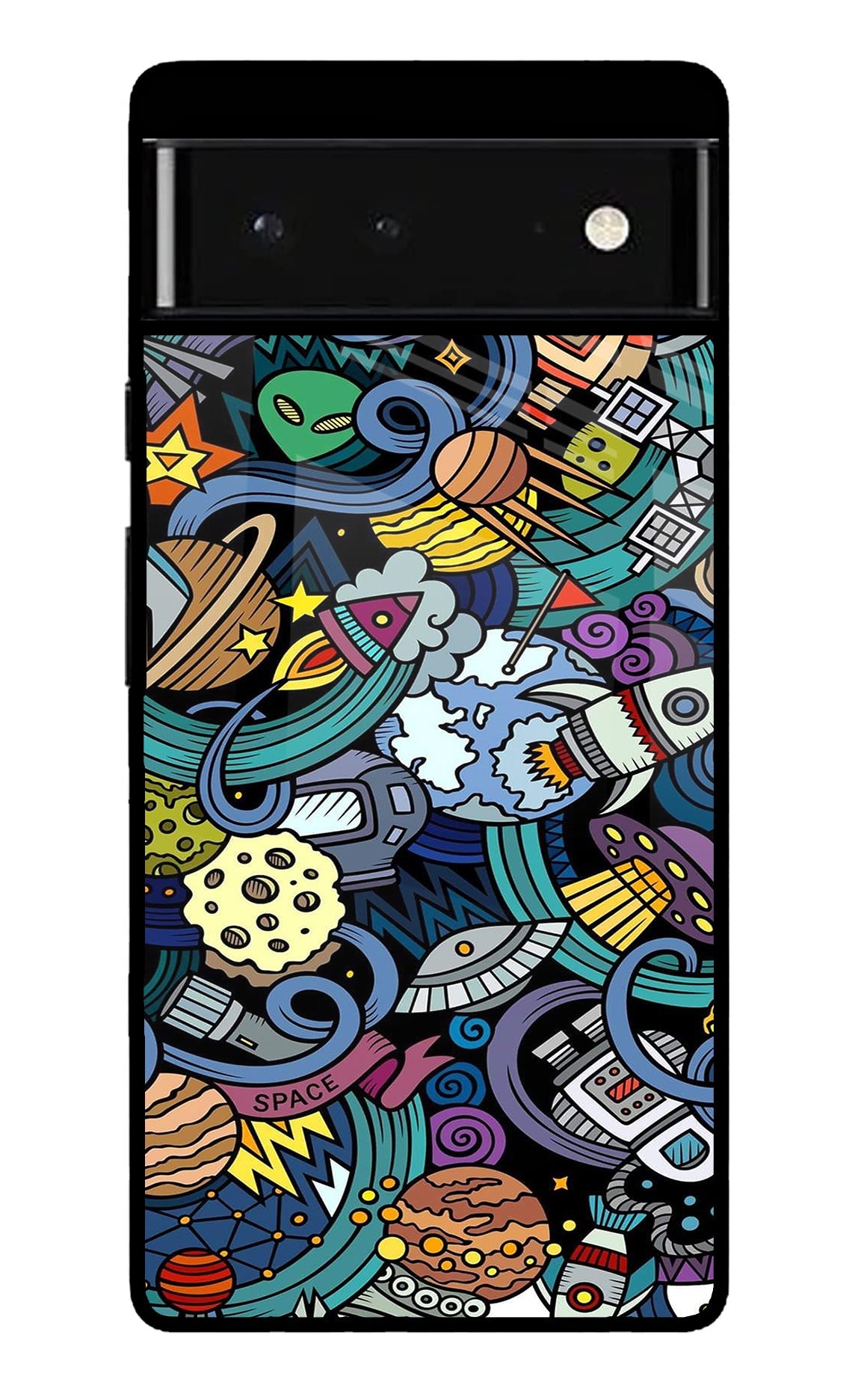 Space Abstract Google Pixel 6 Glossy Case