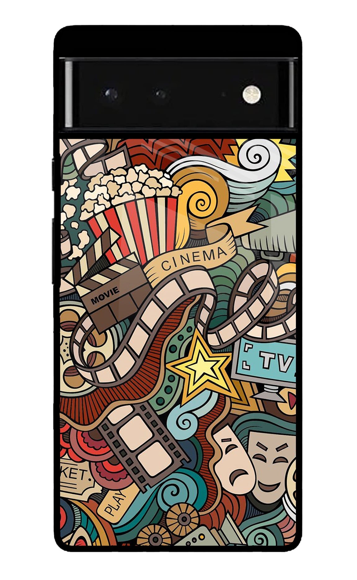 Cinema Abstract Google Pixel 6 Glossy Case