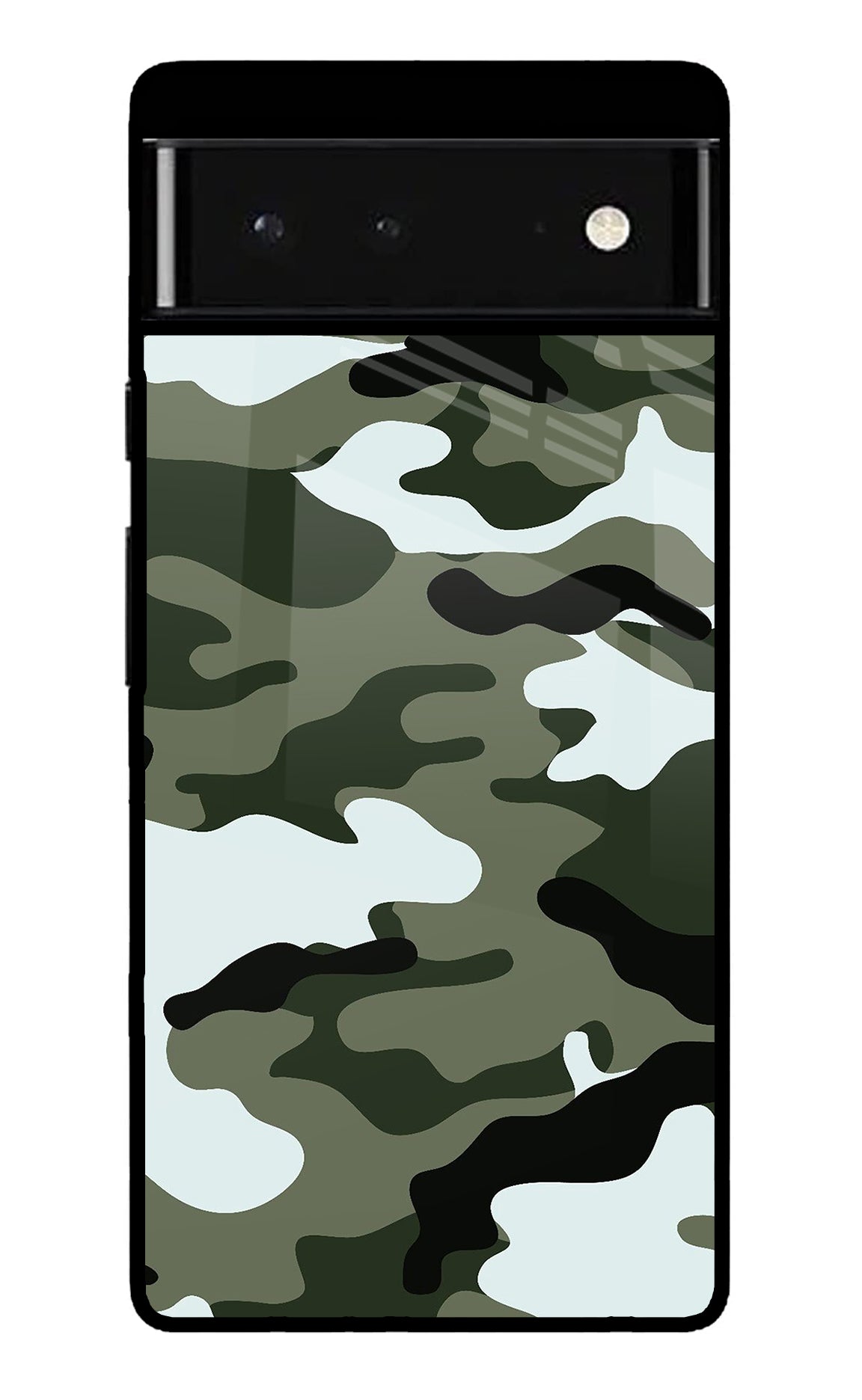 Camouflage Google Pixel 6 Glossy Case