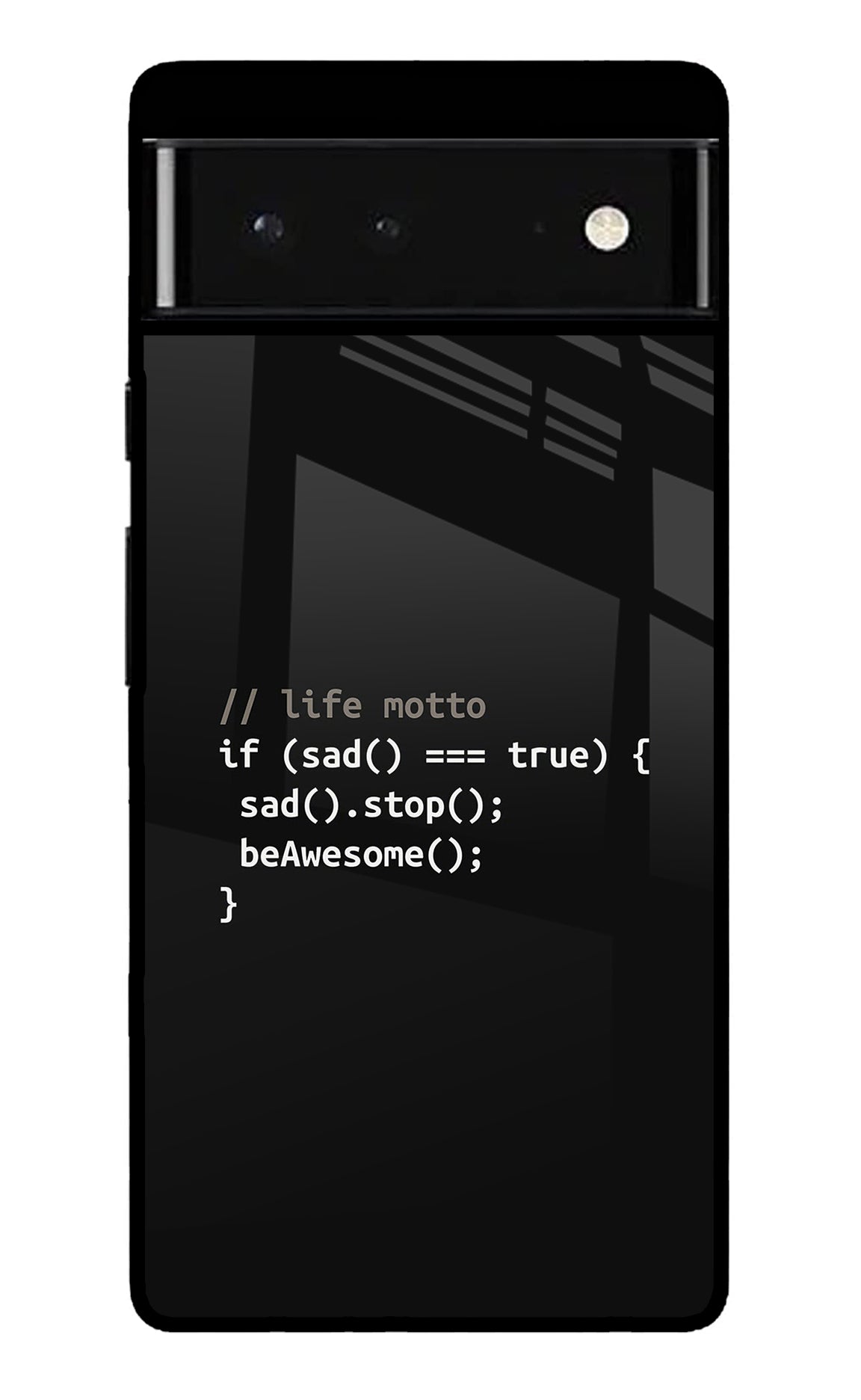 Life Motto Code Google Pixel 6 Glossy Case