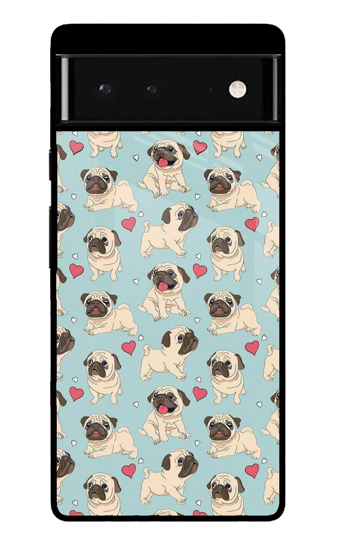 Pug Dog Google Pixel 6 Glossy Case
