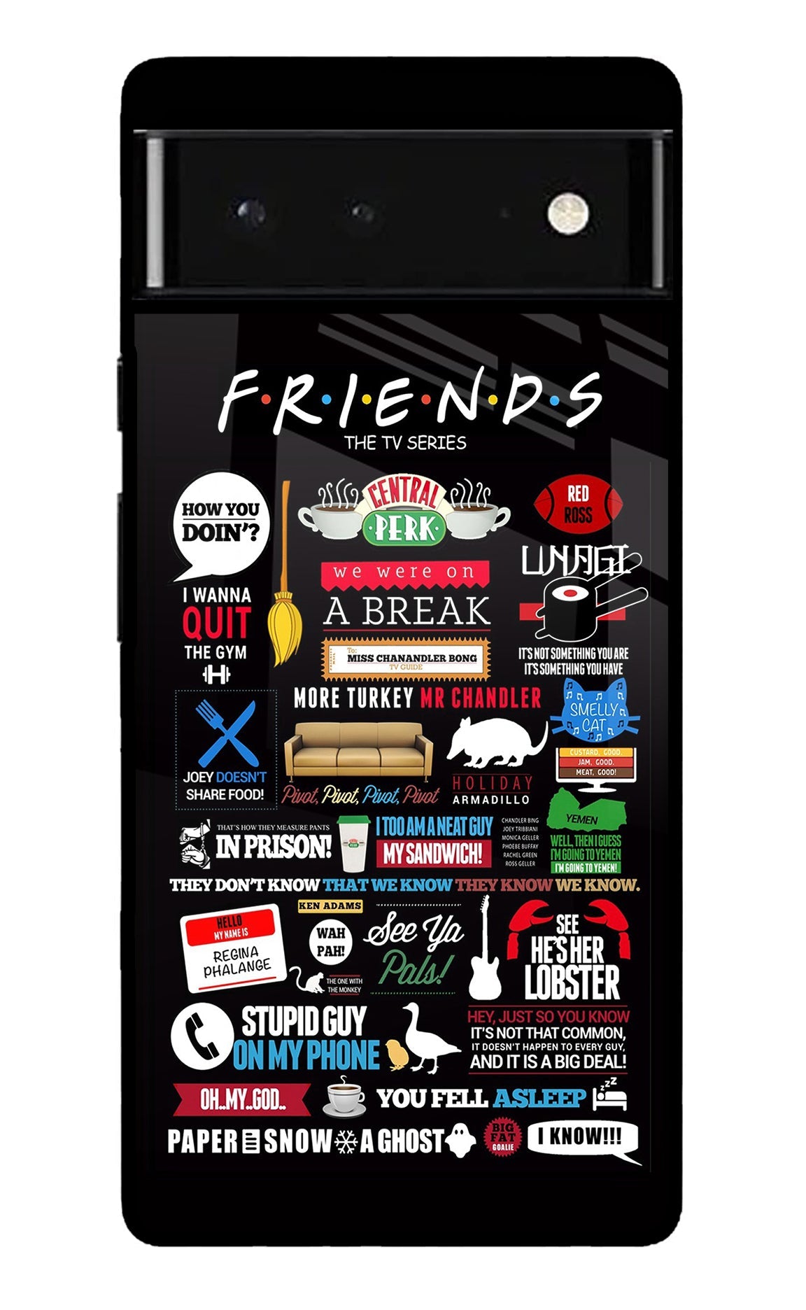 FRIENDS Google Pixel 6 Glossy Case