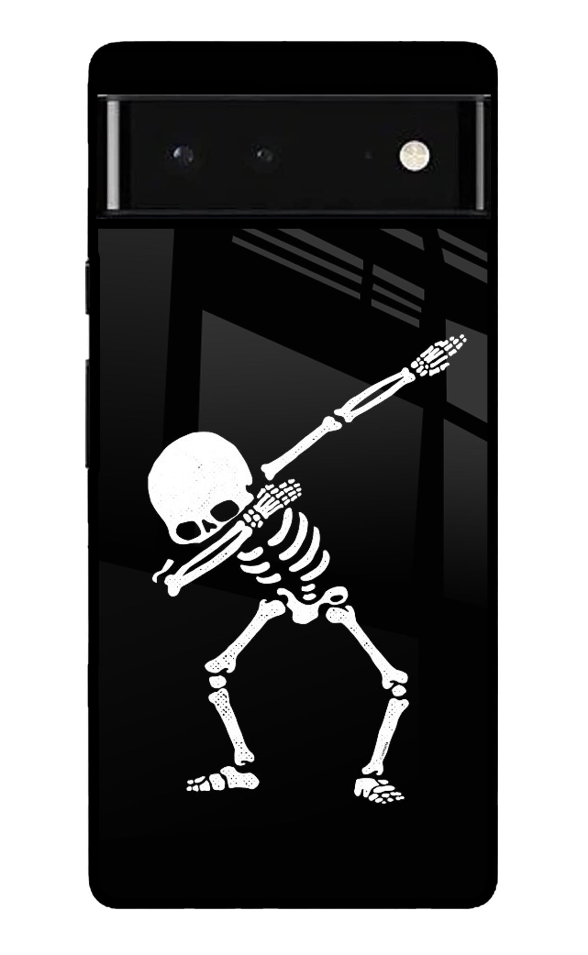 Dabbing Skeleton Art Google Pixel 6 Glossy Case