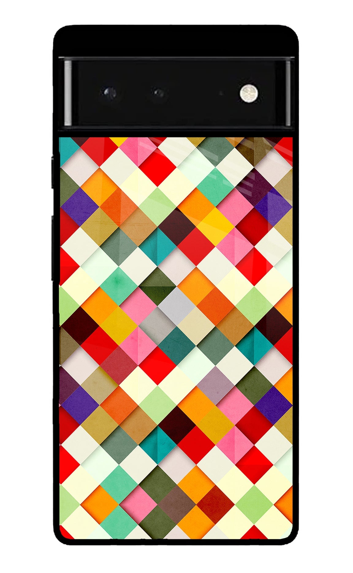 Geometric Abstract Colorful Google Pixel 6 Glossy Case