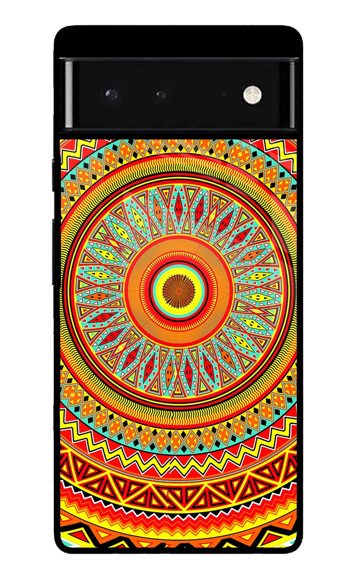 Mandala Pattern Google Pixel 6 Glossy Case