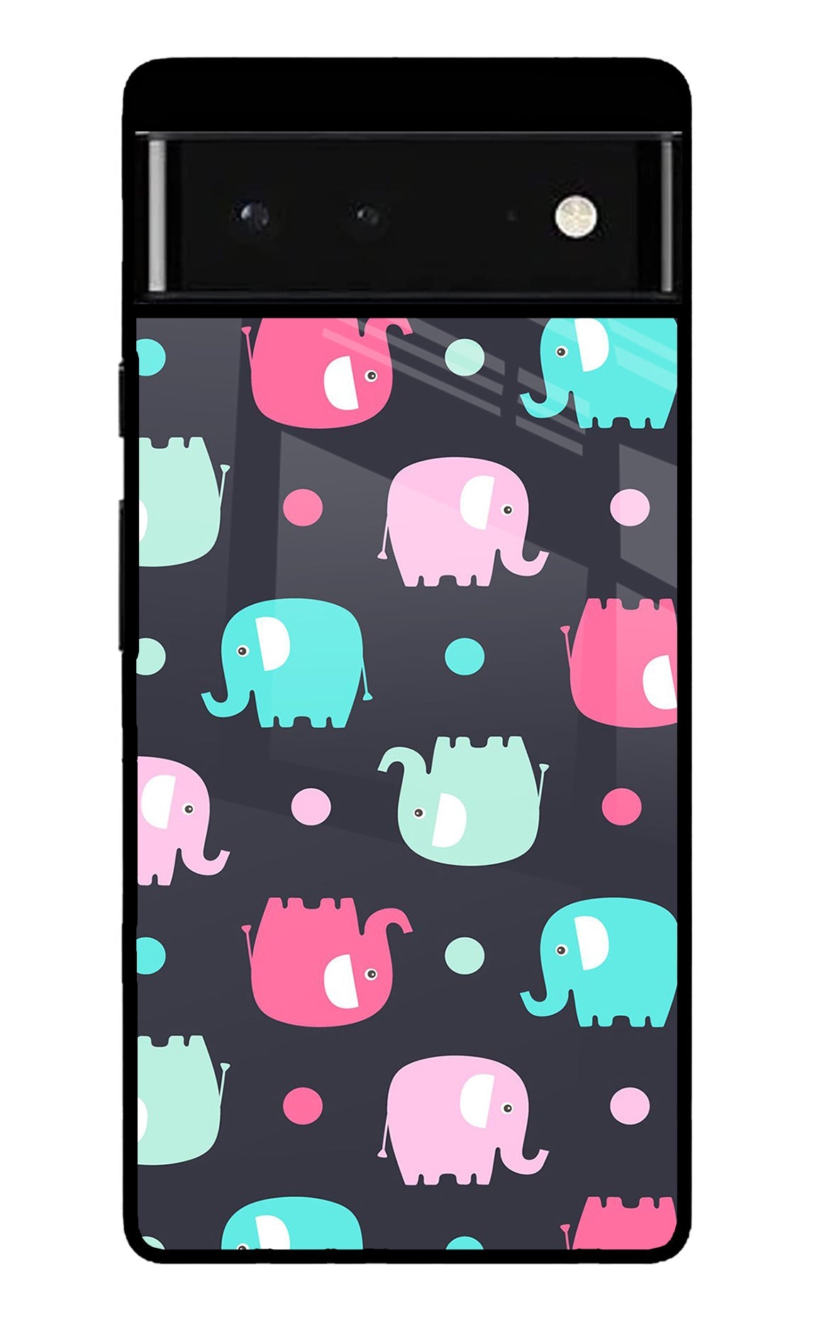Elephants Google Pixel 6 Glossy Case