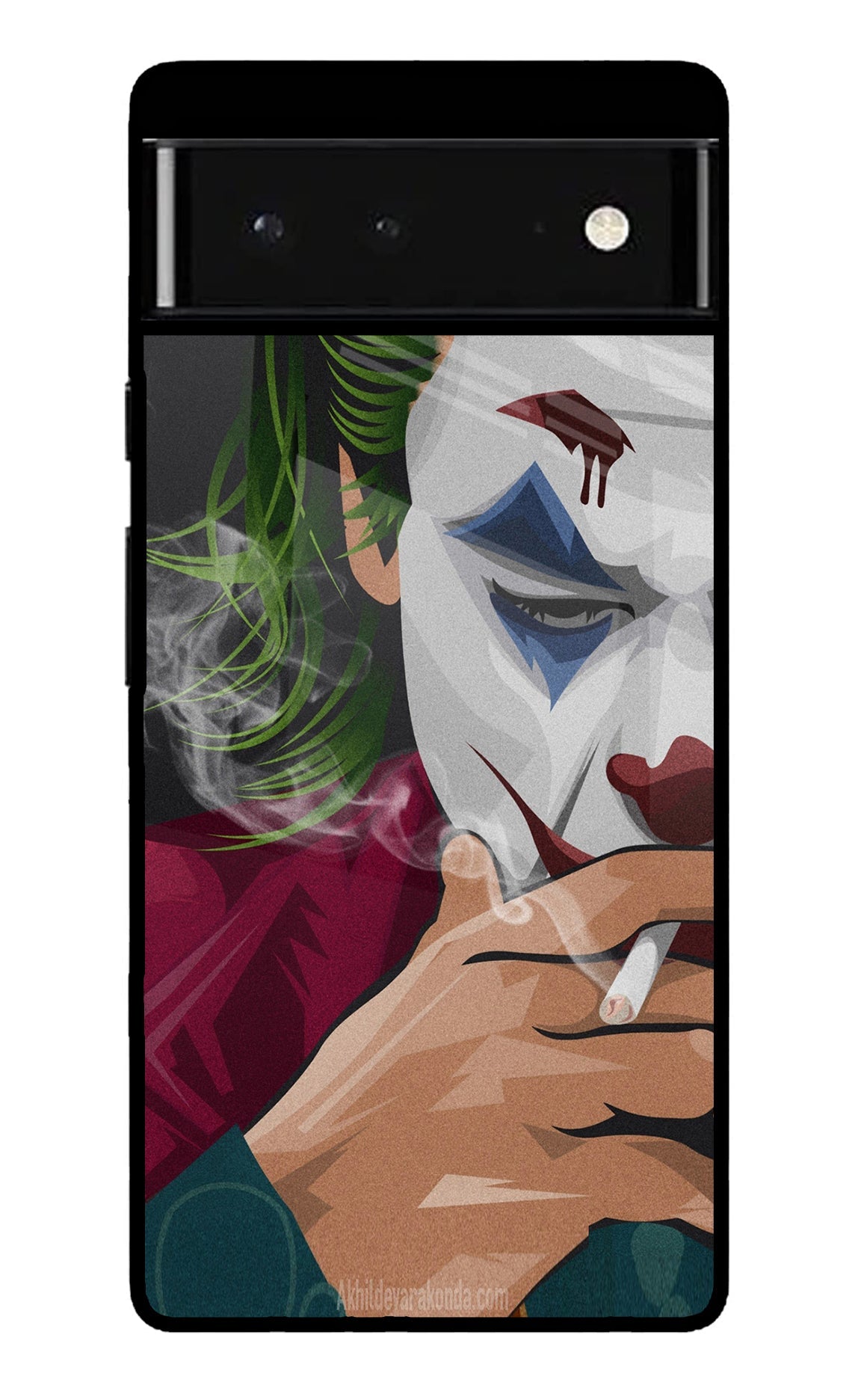 Joker Smoking Google Pixel 6 Glossy Case