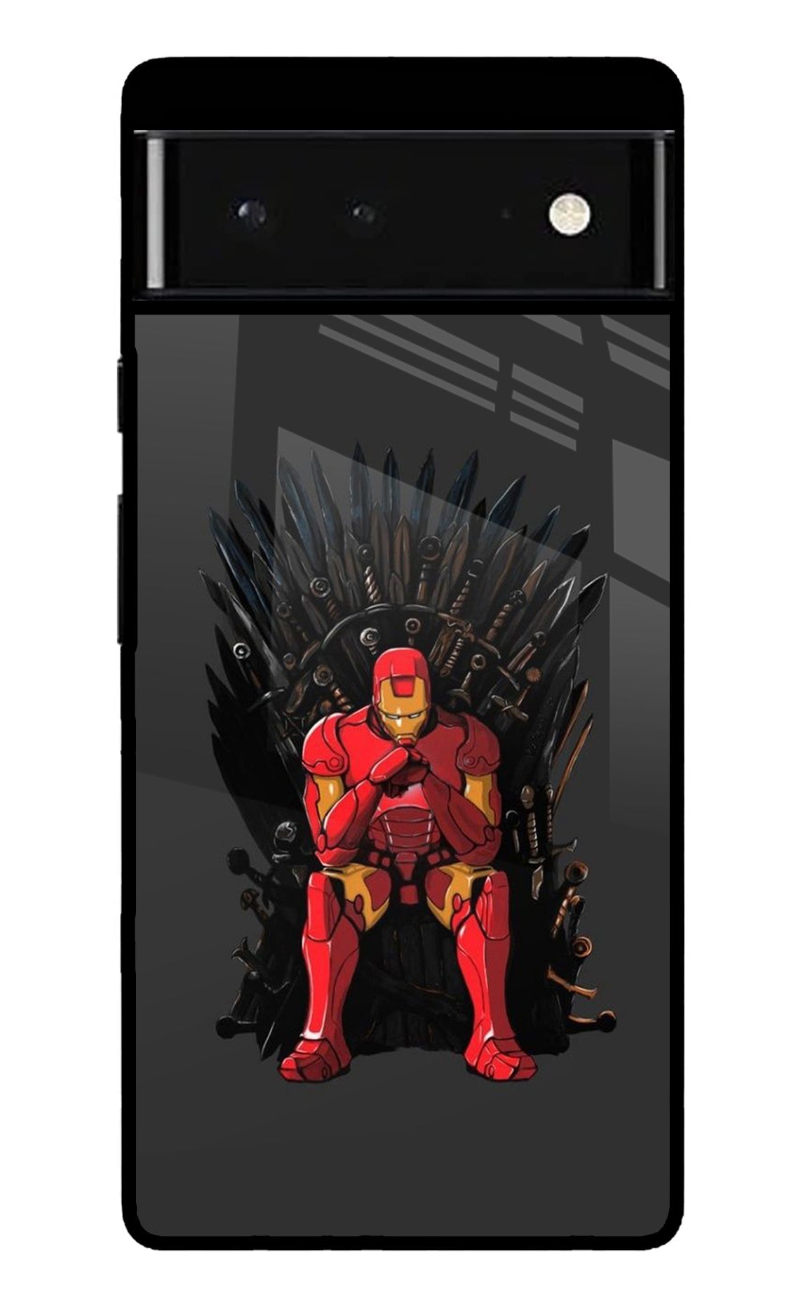 Ironman Throne Google Pixel 6 Glossy Case