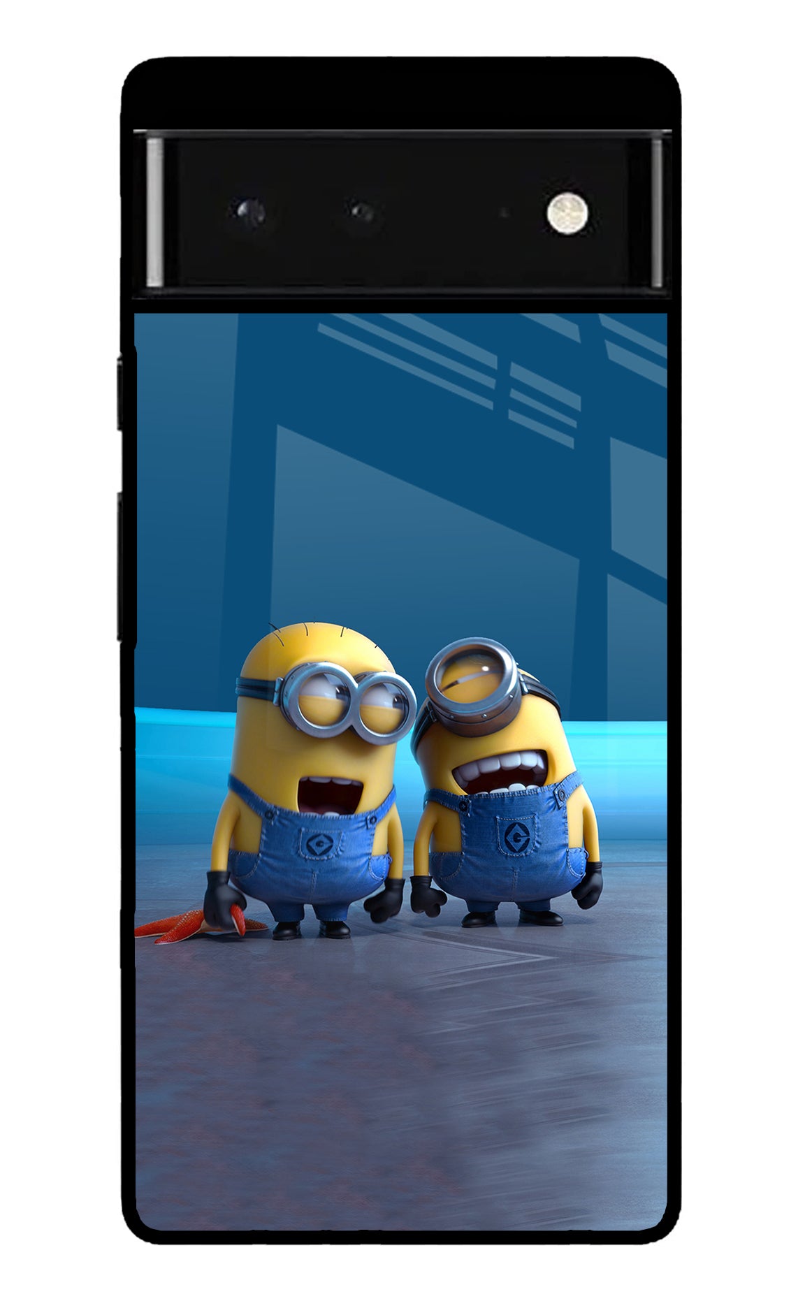 Minion Laughing Google Pixel 6 Glossy Case