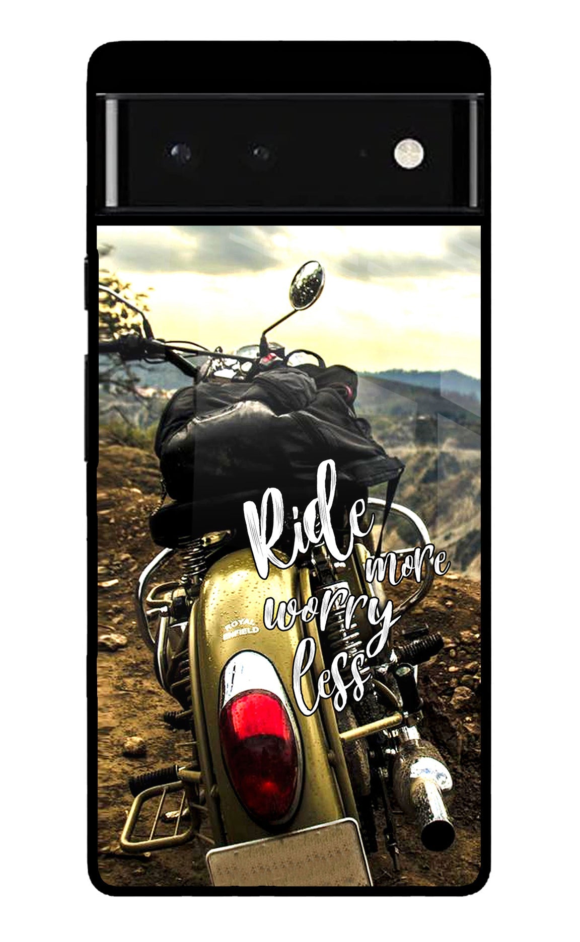 Ride More Worry Less Google Pixel 6 Glossy Case