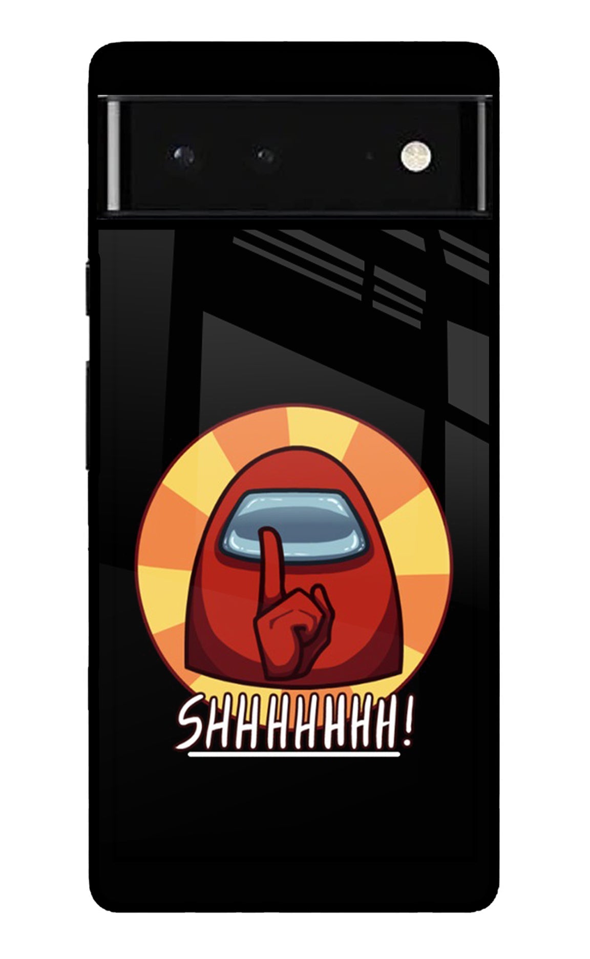 Among Us Shhh! Google Pixel 6 Glossy Case