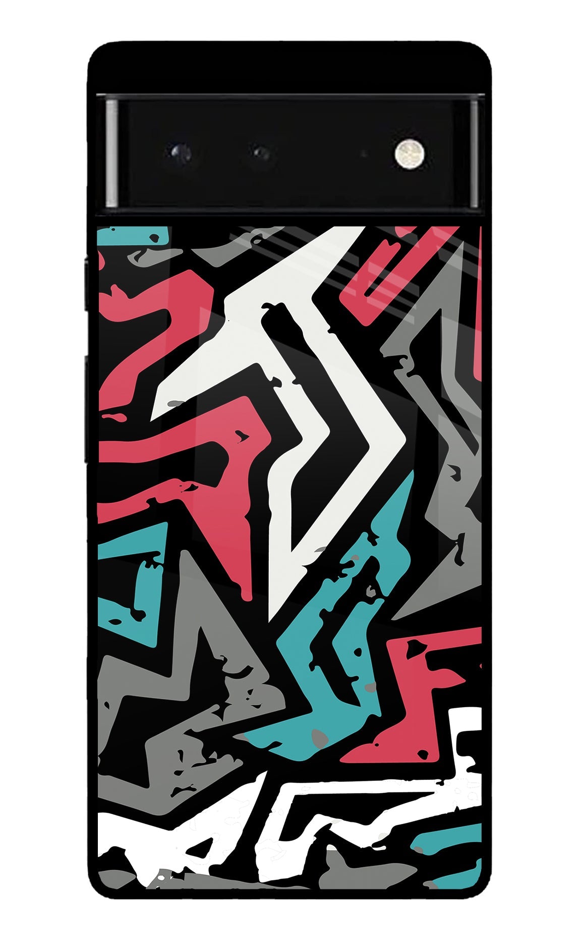 Geometric Graffiti Google Pixel 6 Glossy Case