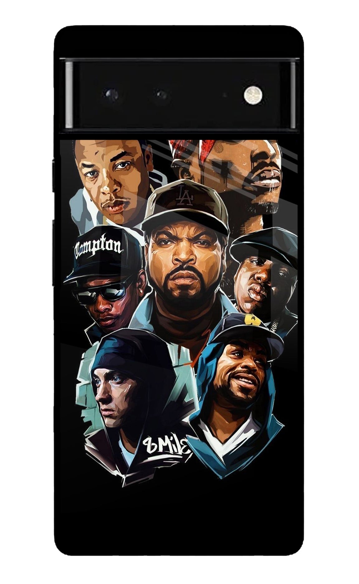 Rappers Google Pixel 6 Glossy Case