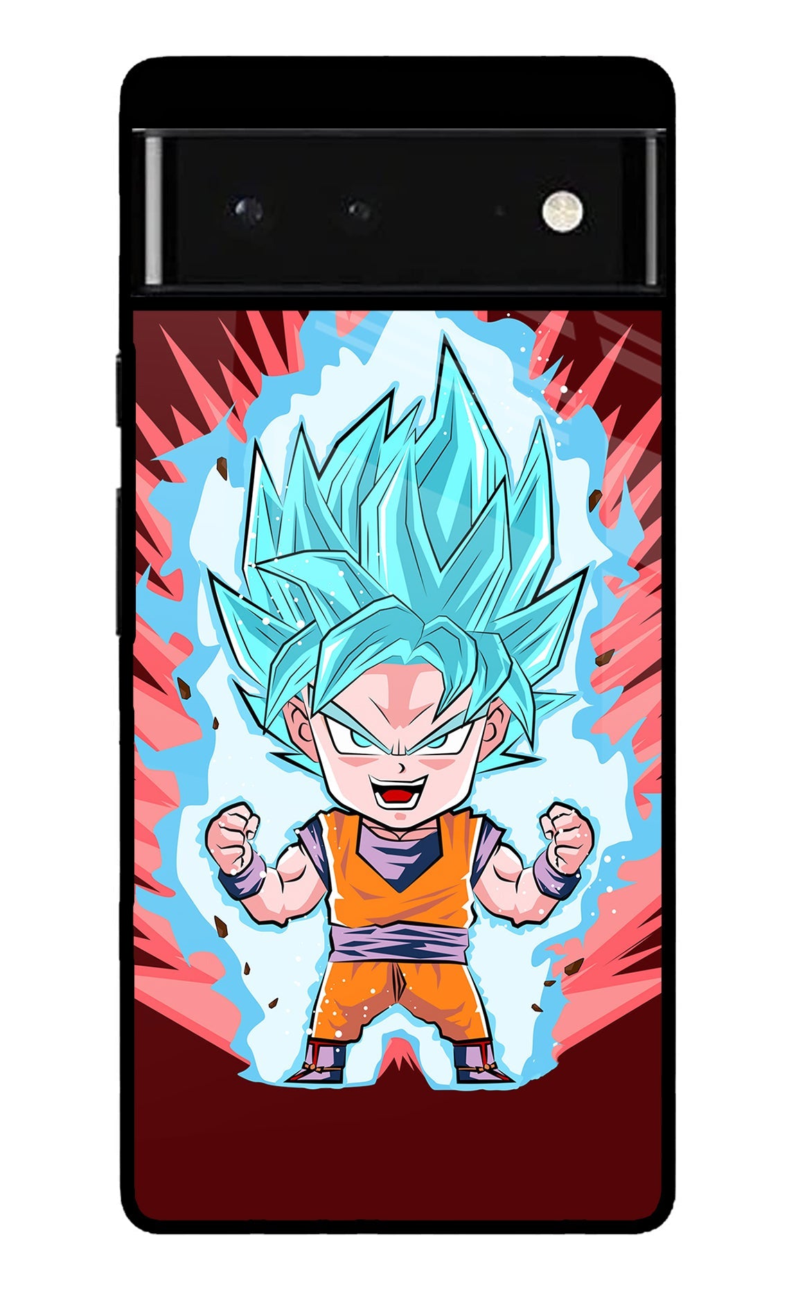 Goku Little Google Pixel 6 Glossy Case