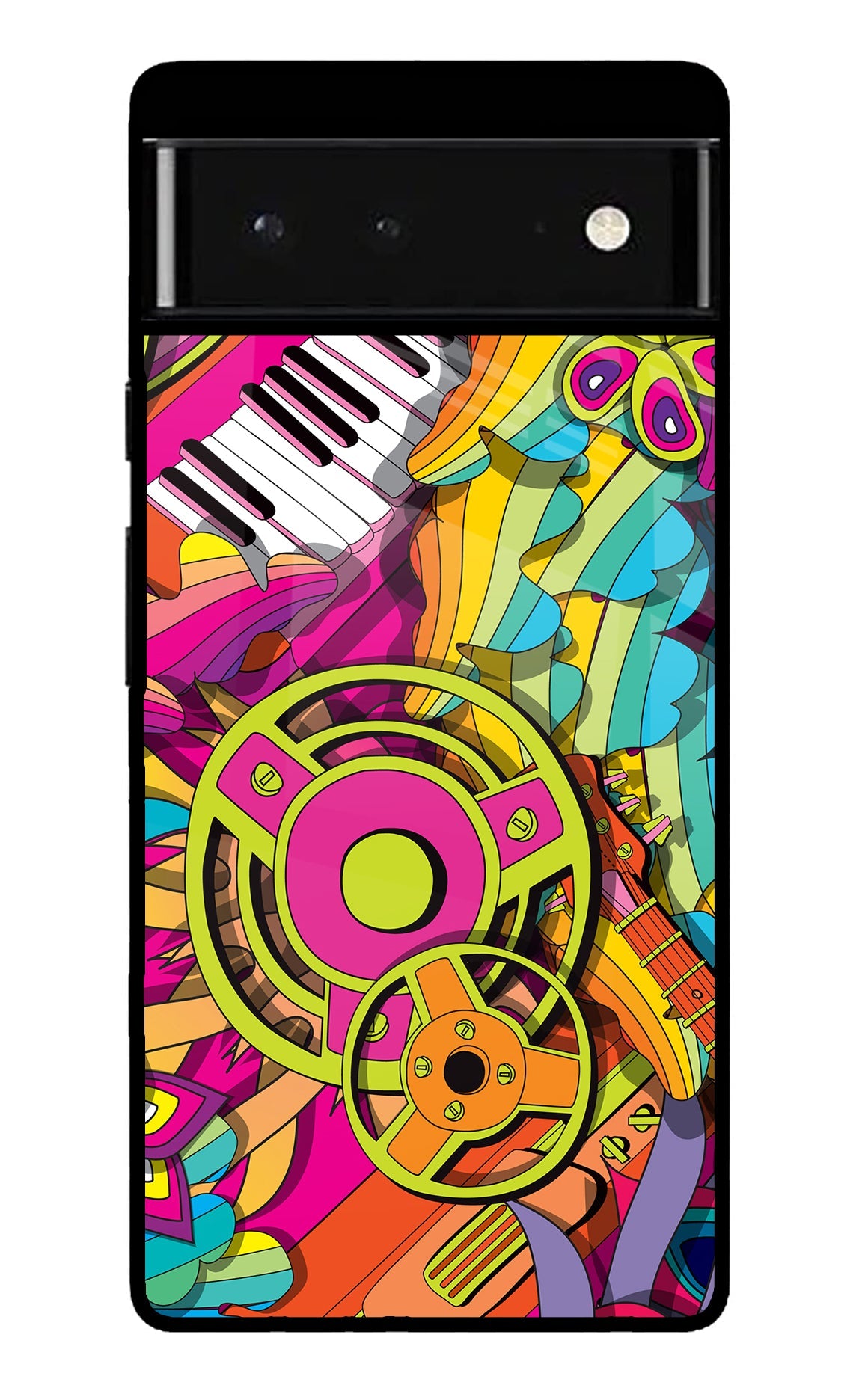 Music Doodle Google Pixel 6 Glossy Case