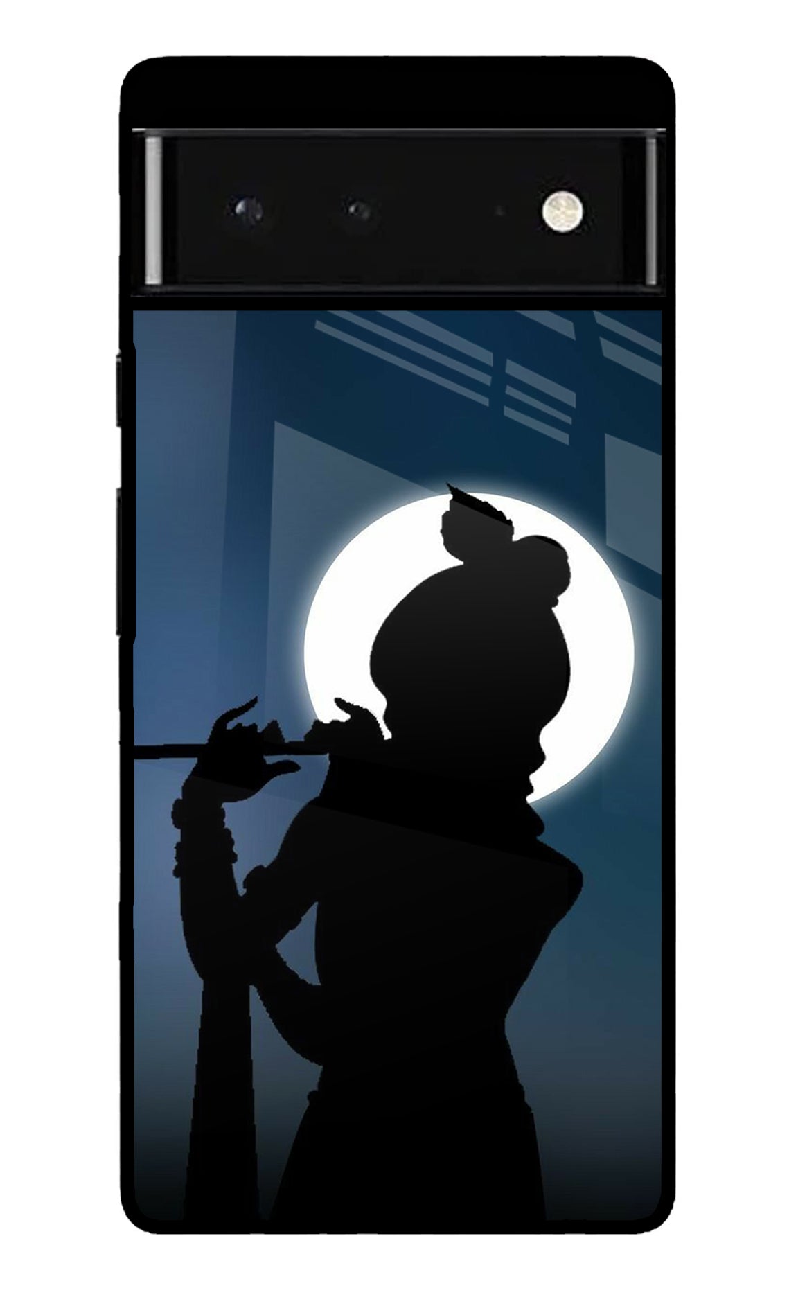 Shri Krishna Silhouette Google Pixel 6 Glossy Case