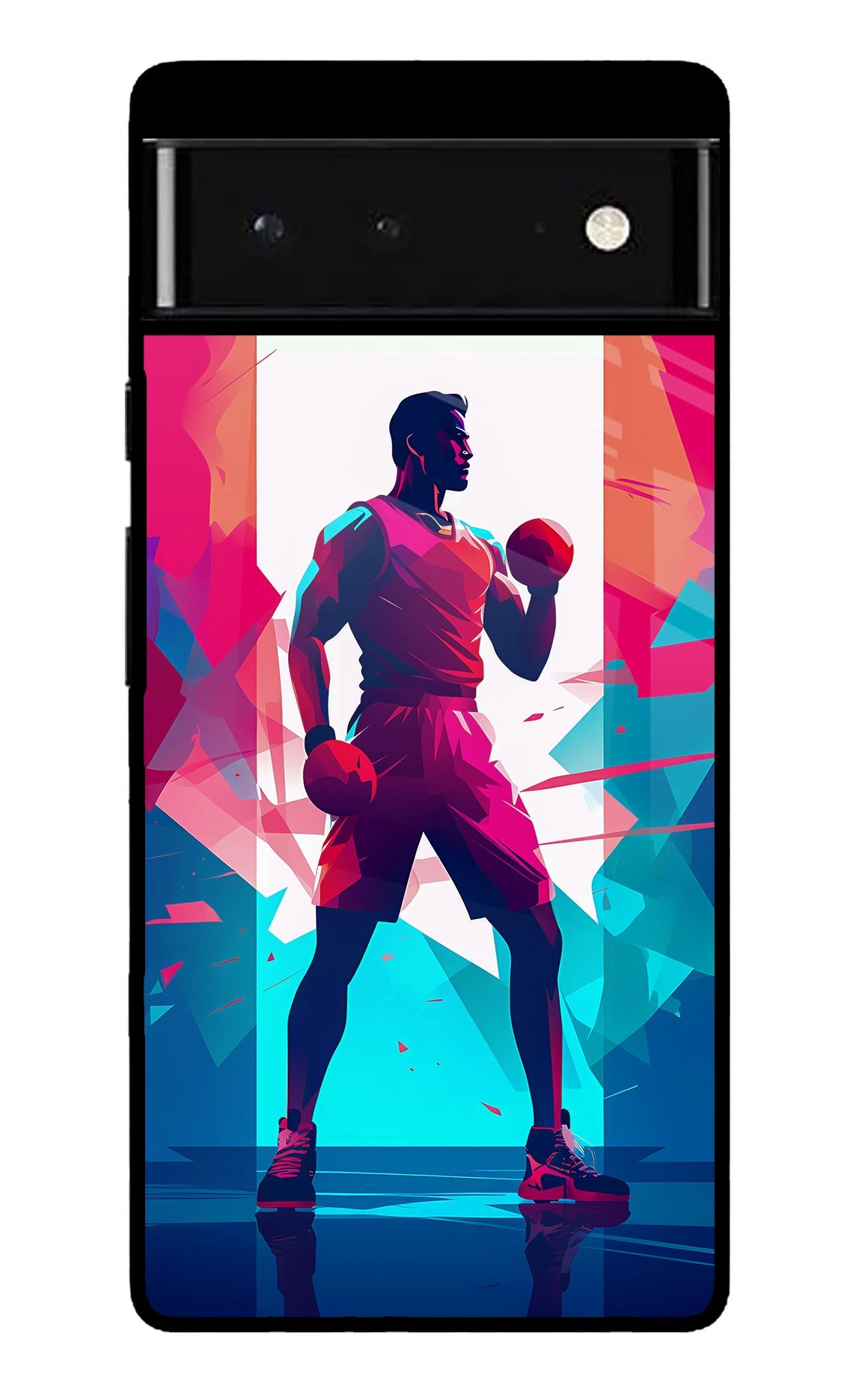 Champion Fighter (AI Generated) Google Pixel 6 Glossy Case