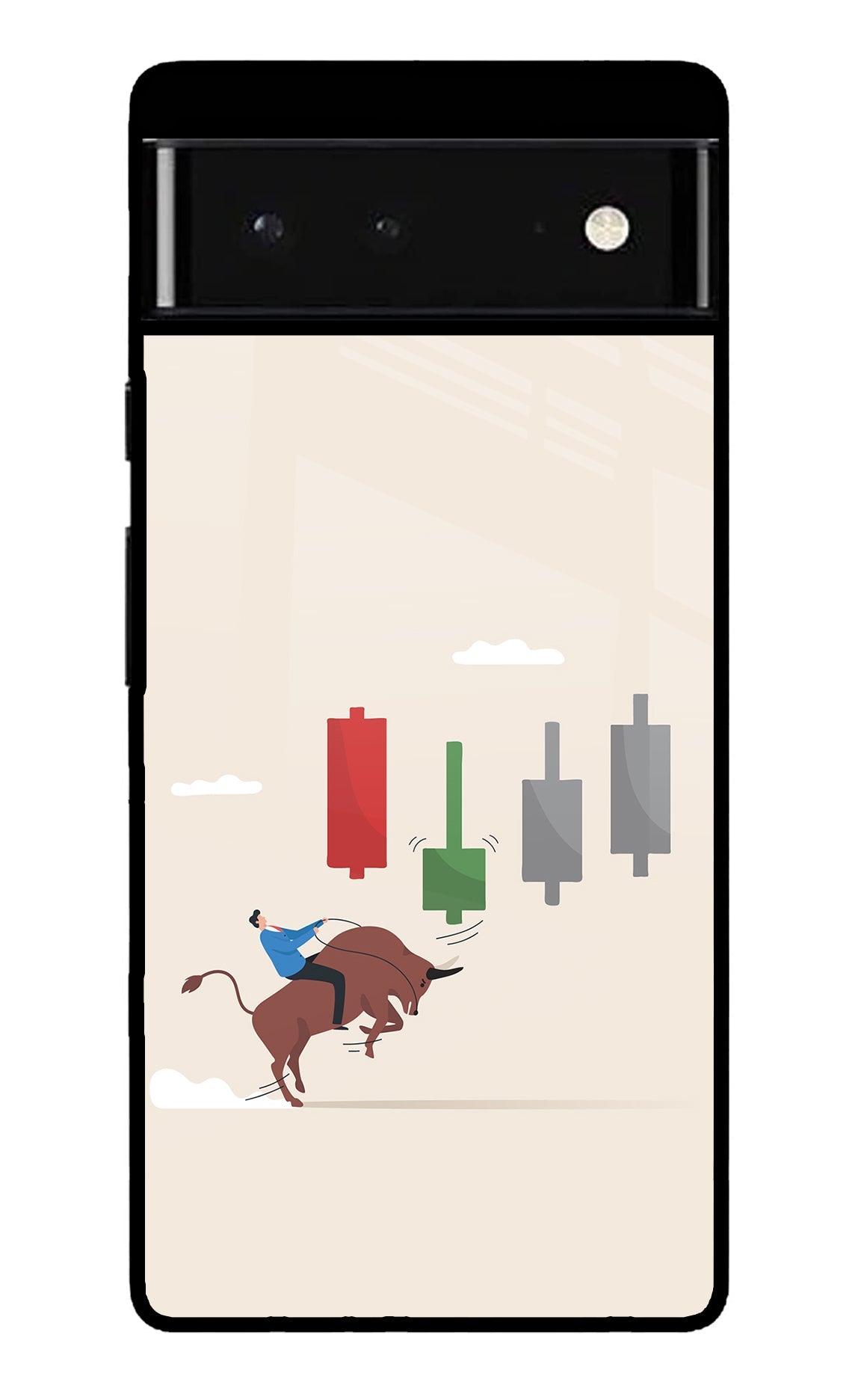 Bull Trading Momentum Google Pixel 6 Glossy Case