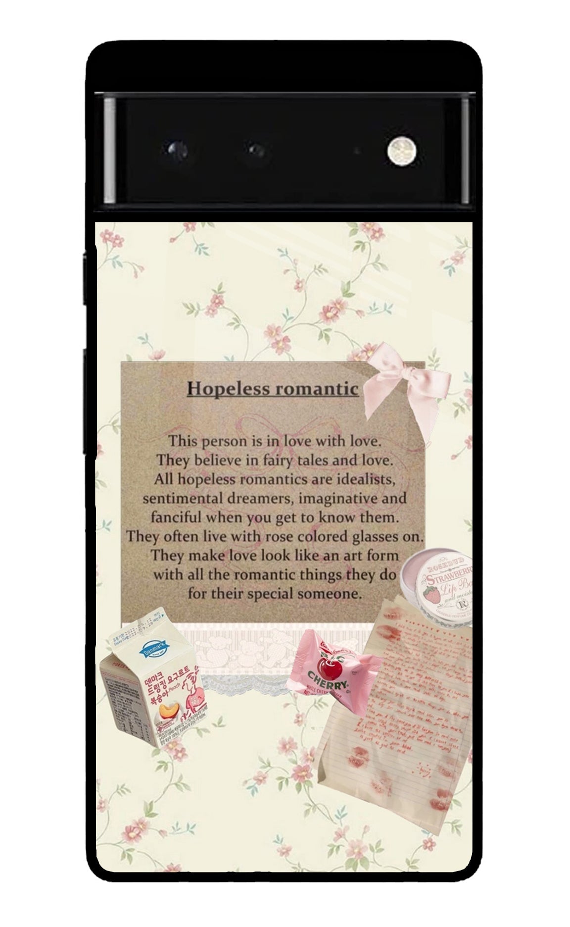 Hopeless Romantic Google Pixel 6 Glossy Case