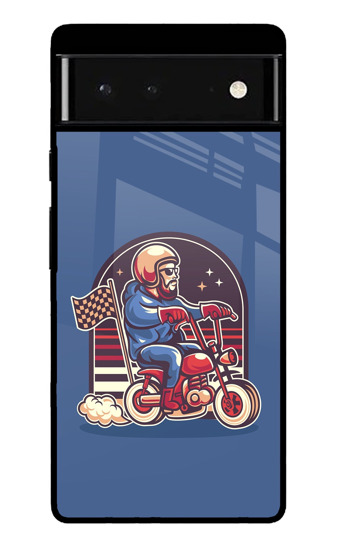 Retro Rider Vibes Google Pixel 6 Glossy Case