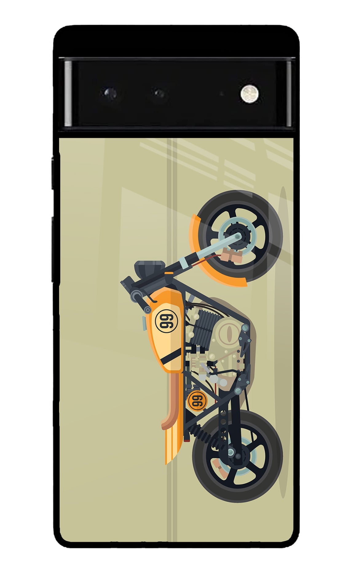 Vertical Speedster Google Pixel 6 Glossy Case