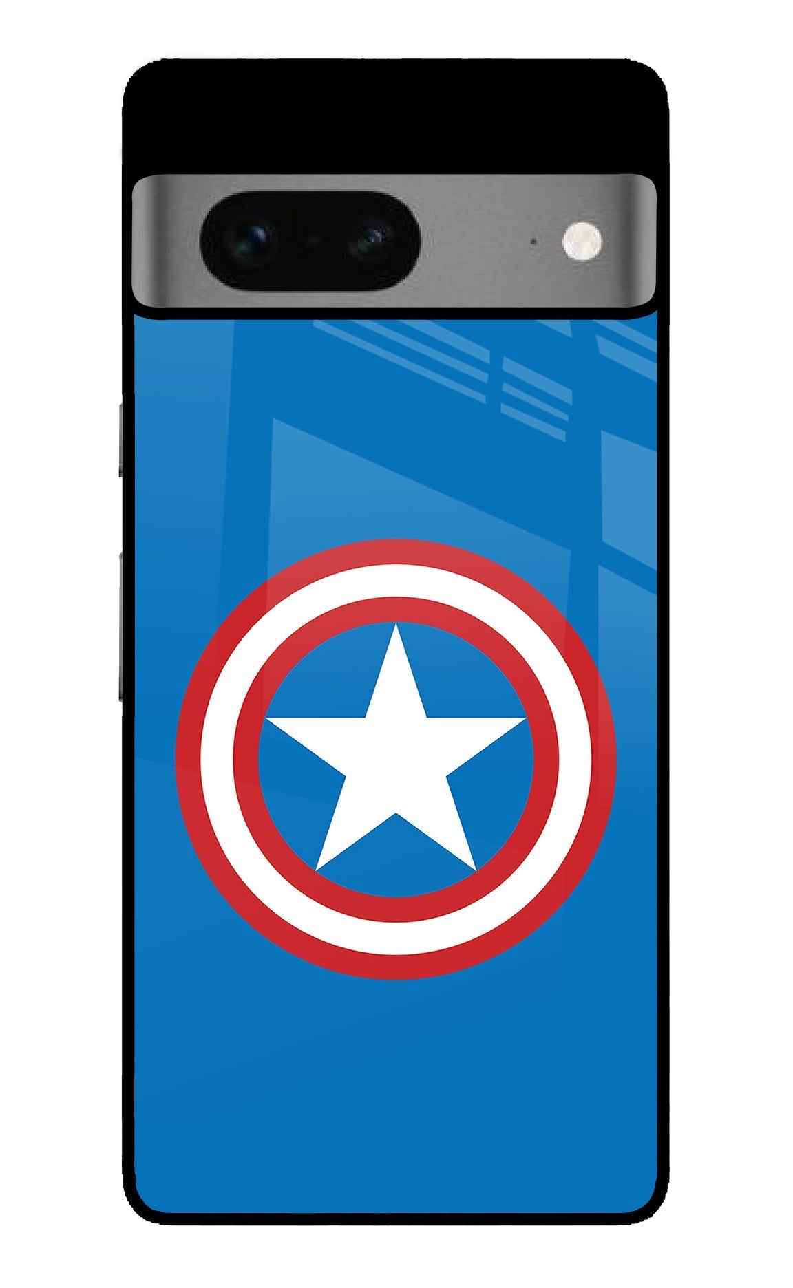 Captain America Logo Google Pixel 7 Glossy Case