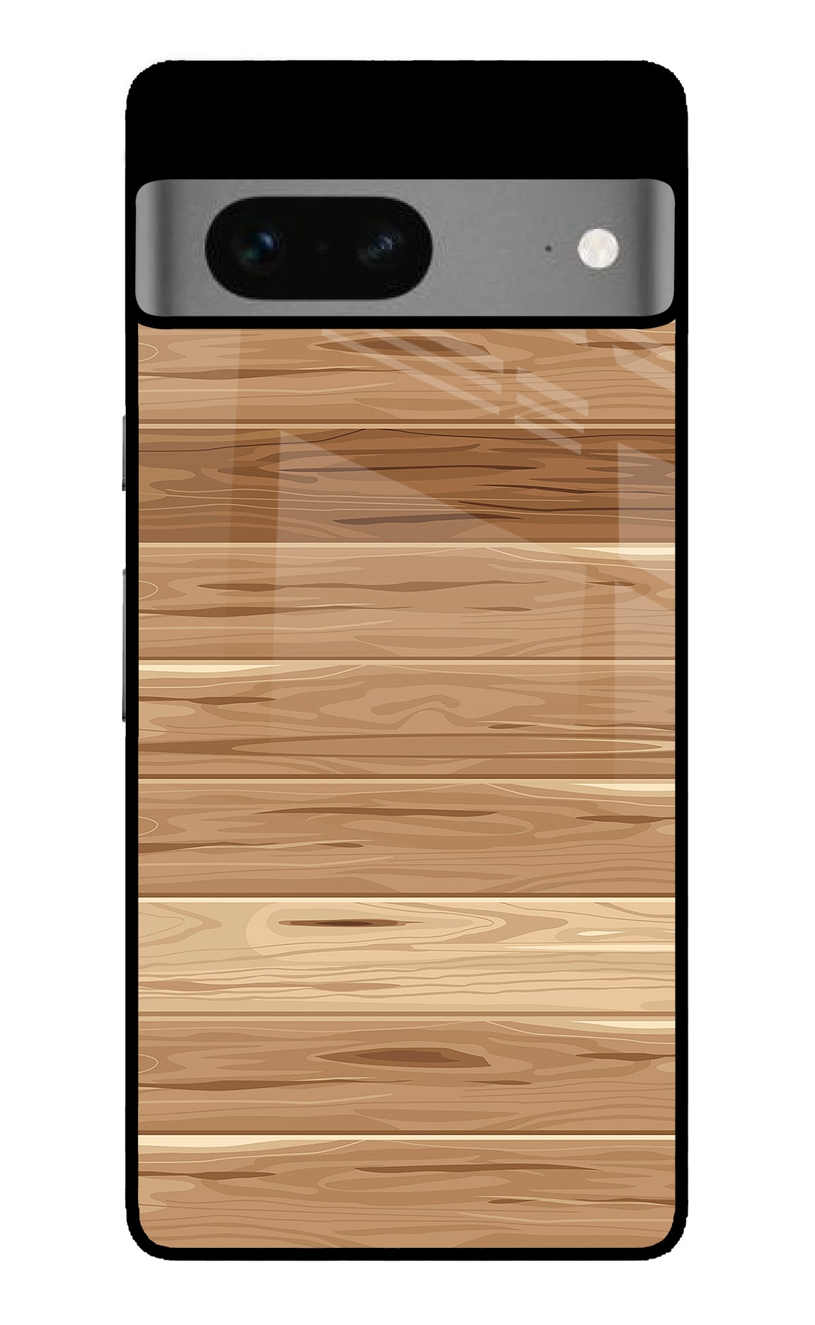 Wooden Vector Google Pixel 7 Glossy Case