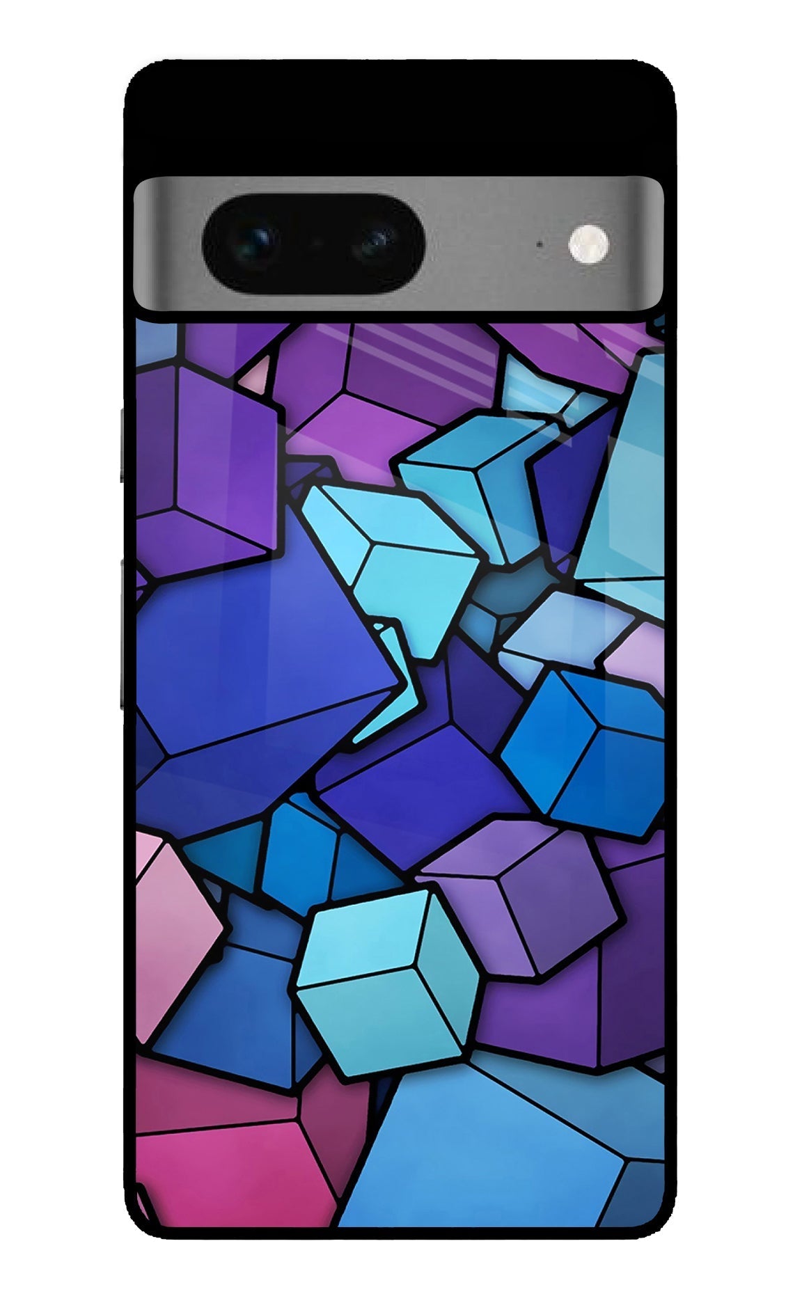 Cubic Abstract Google Pixel 7 Glossy Case