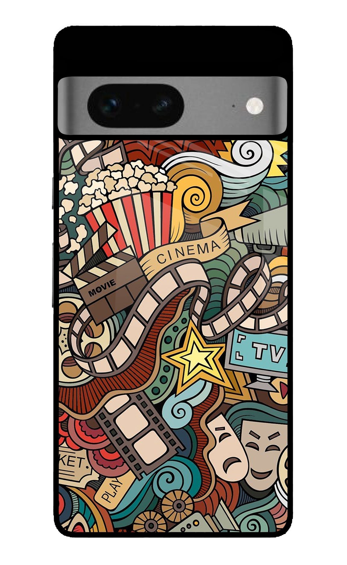 Cinema Abstract Google Pixel 7 Glossy Case