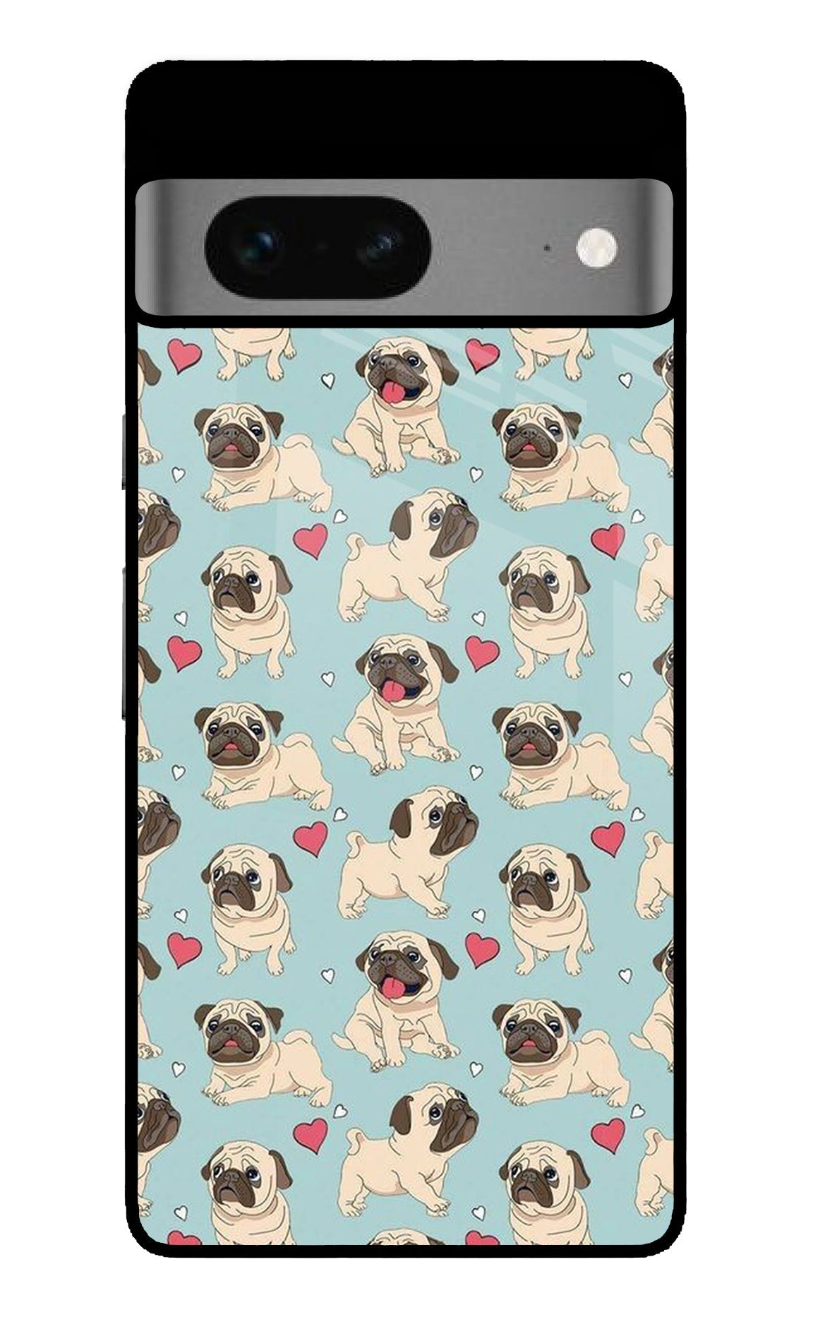 Pug Dog Google Pixel 7 Glossy Case