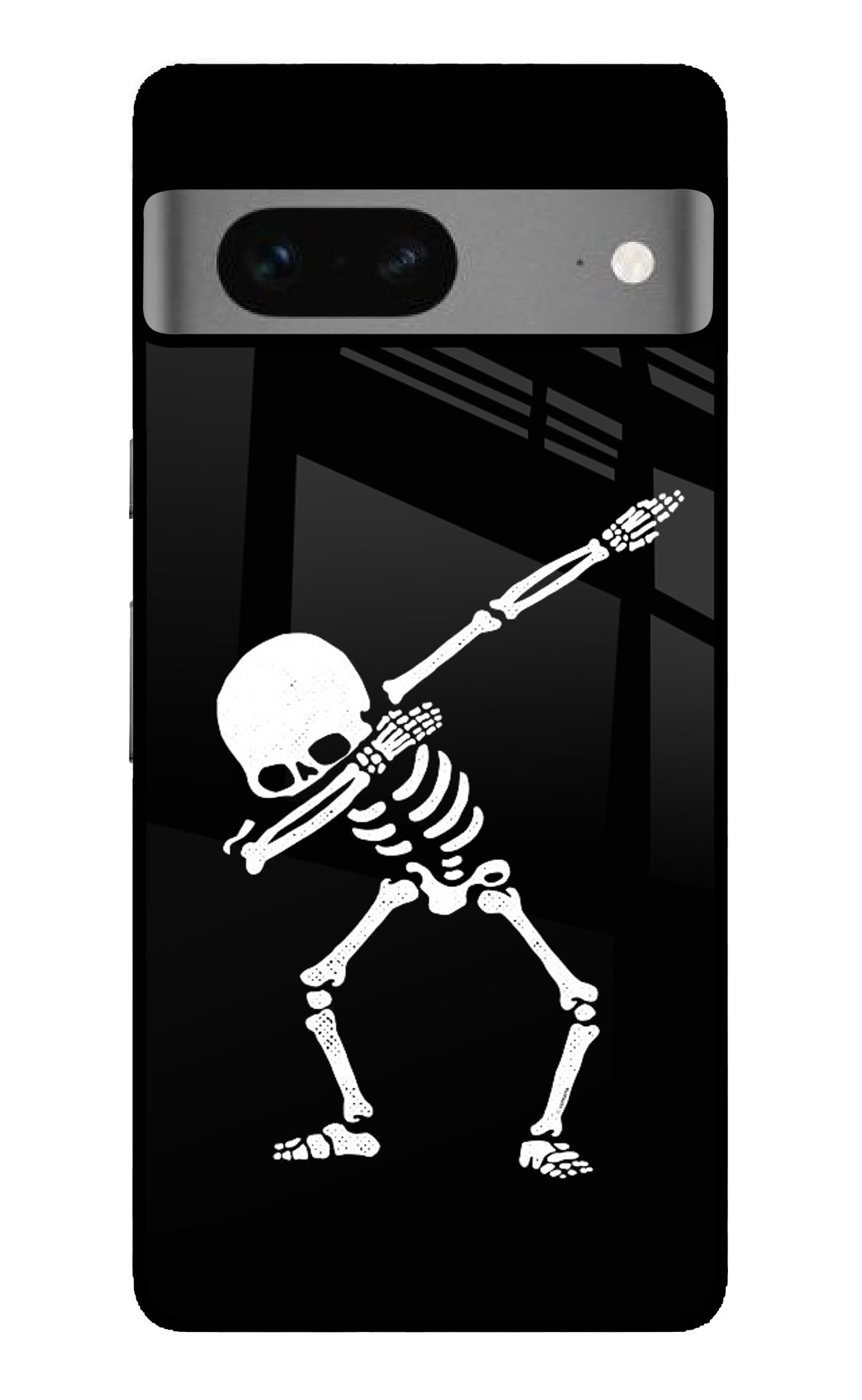 Dabbing Skeleton Art Google Pixel 7 Glossy Case